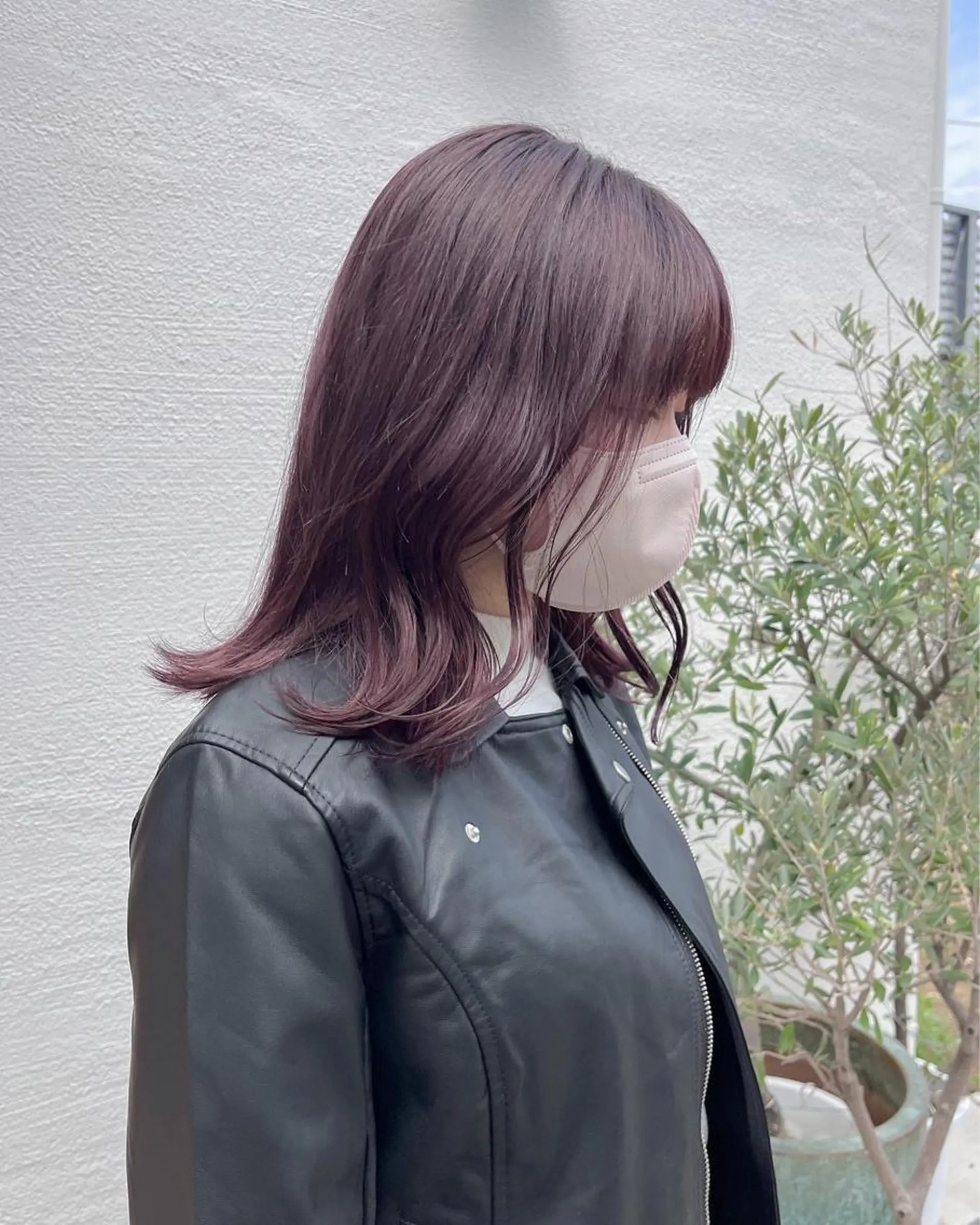 ミディアム ボブ/色素薄めカラー RISAのヘアスタイル