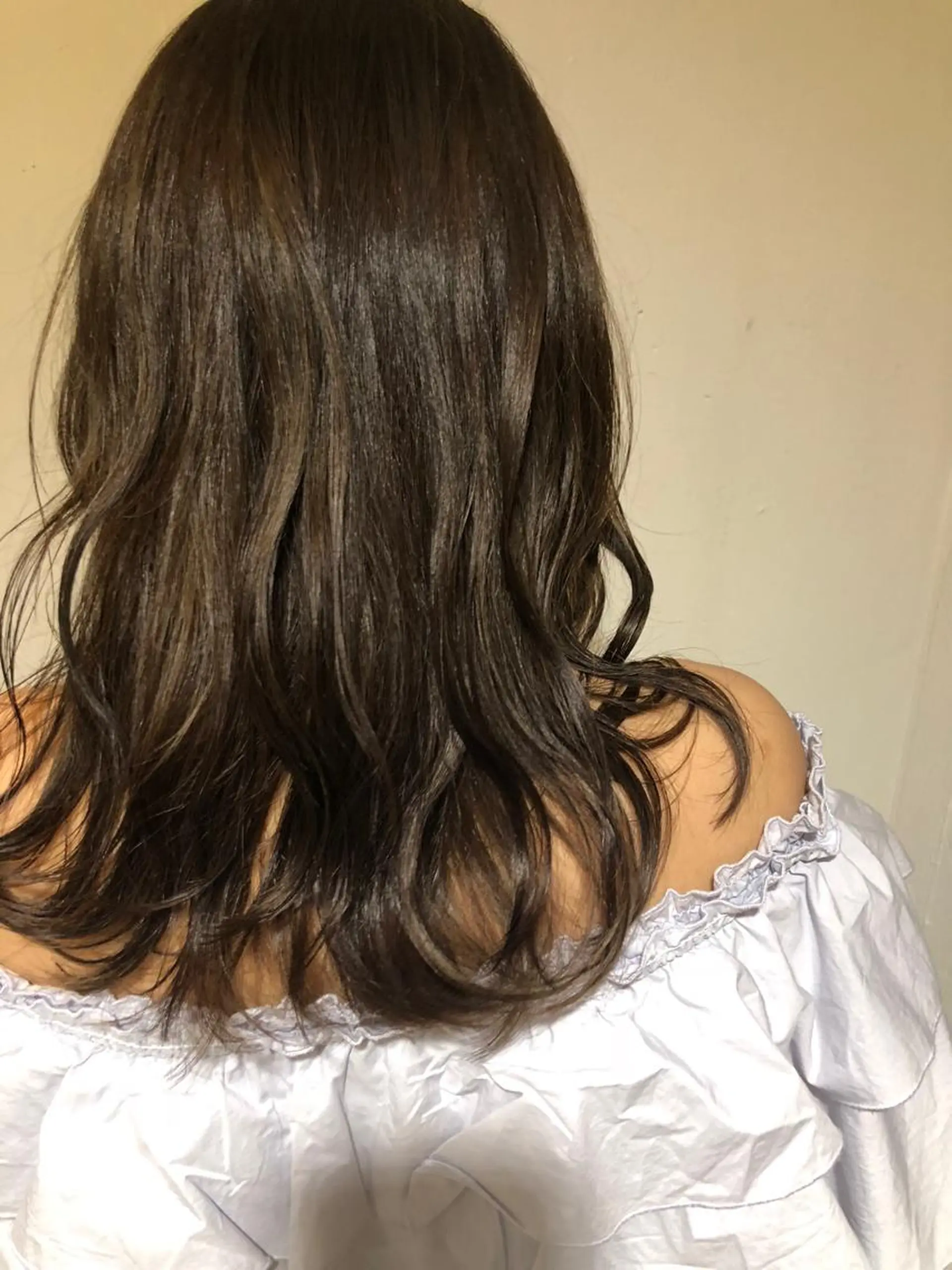セミロング カラー ヘアアレンジ メンズ キッズ ネイル マツエク・マツパ 透明感カラー🤎 ゆりのヘアスタイル
