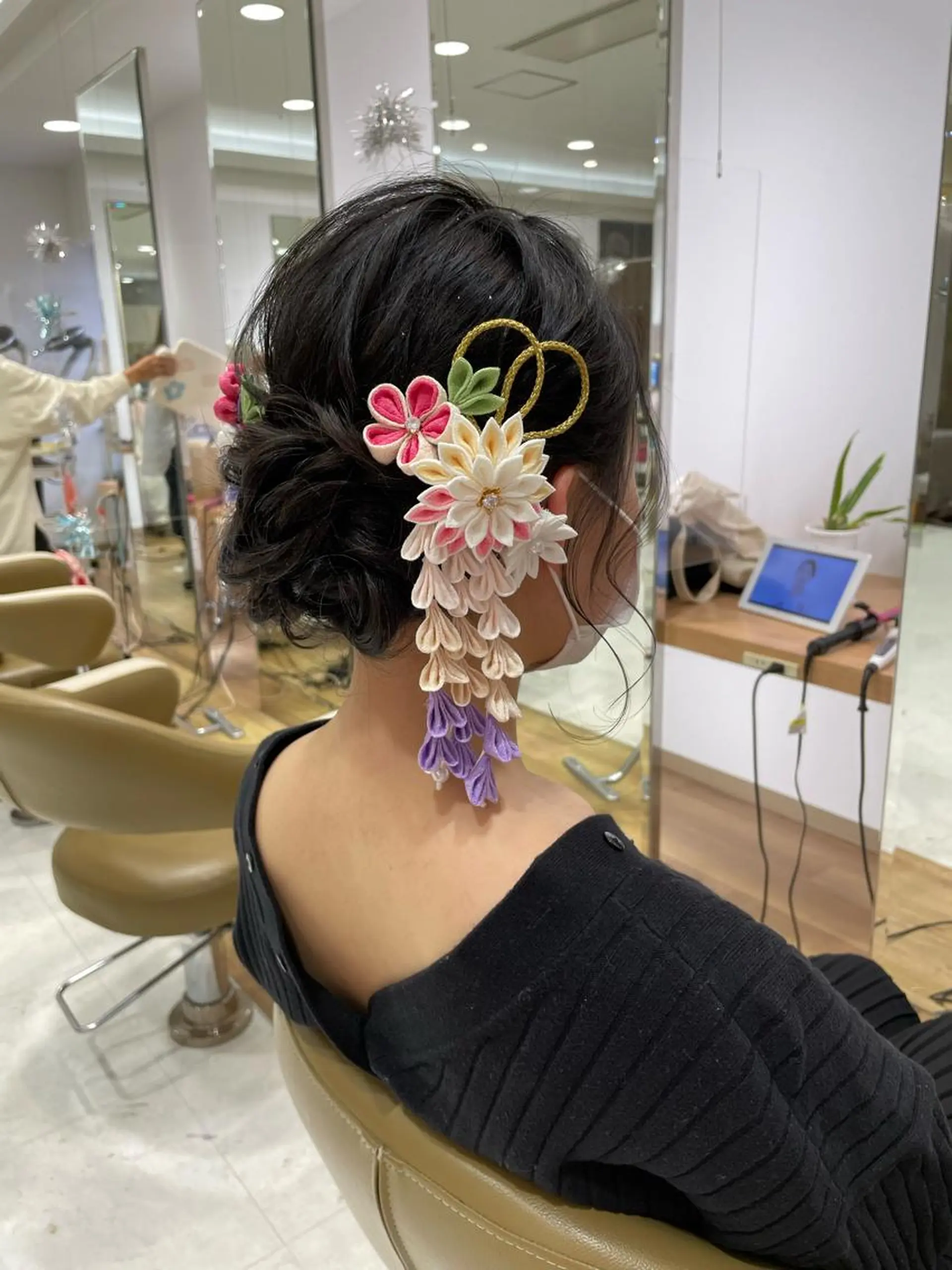 ミディアム ヘアアレンジ メンズモテパーマ💙 fuwaのヘアスタイル