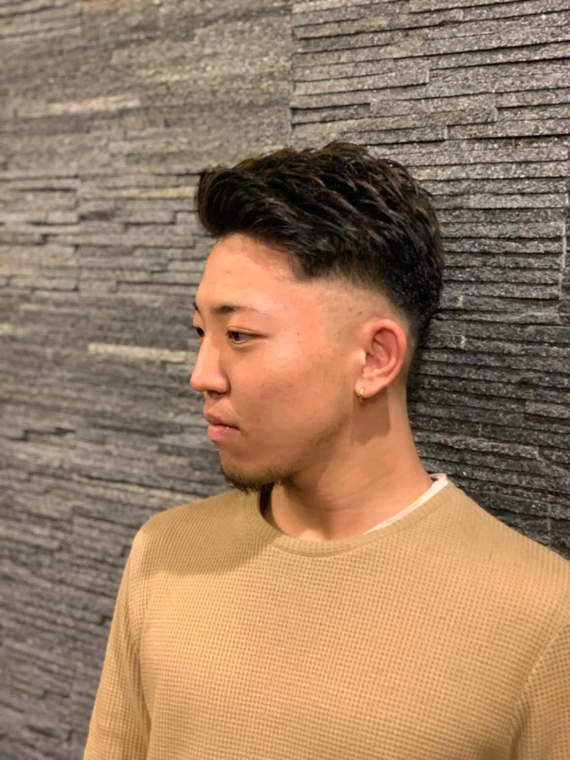 ショート カラー メンズ 田中 千恩のヘアスタイル