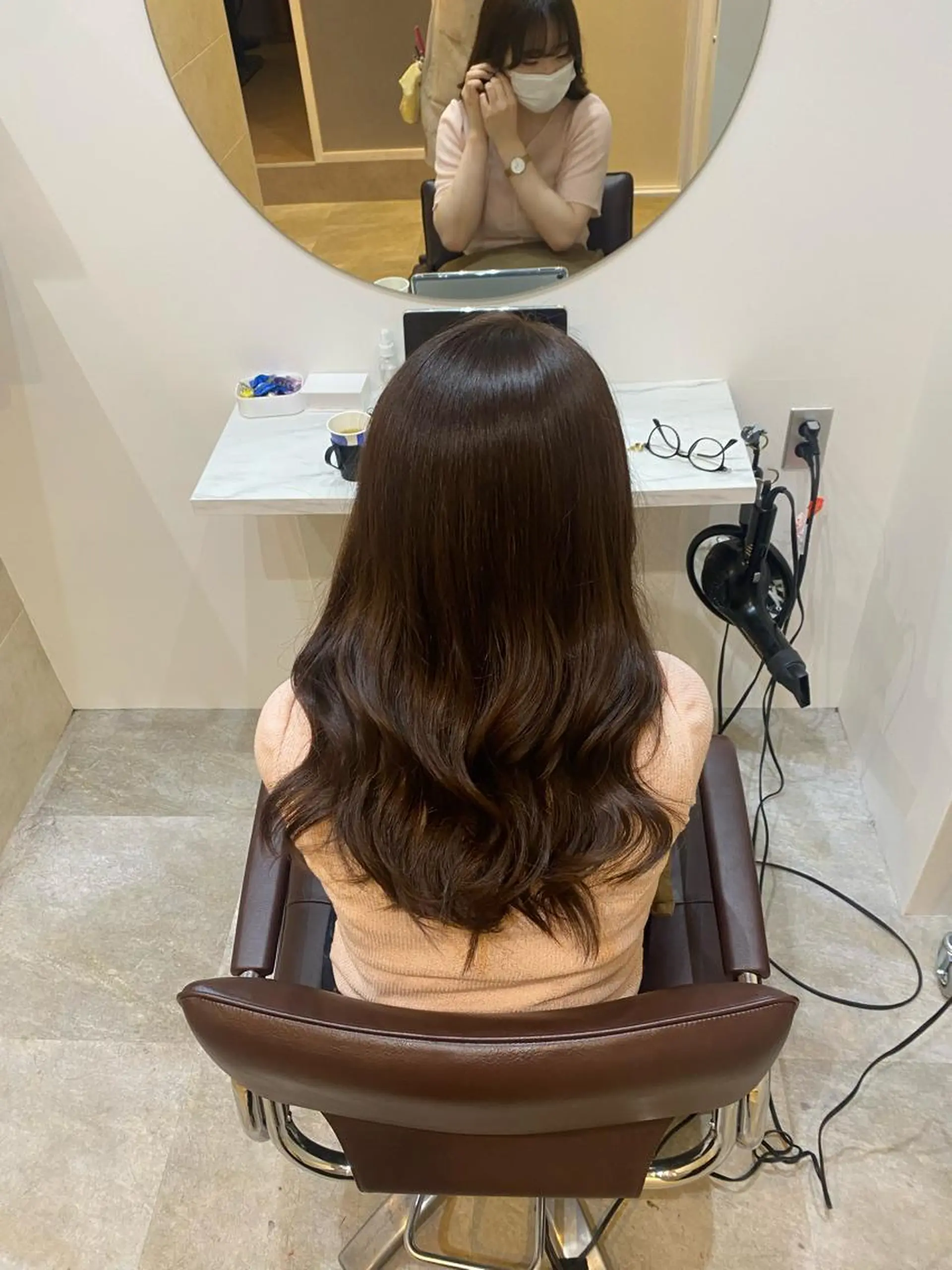 ロング カラー カット ヘアカラー トリートメント 【髪質改善　艶髪】 布川　莉穂のヘアスタイル