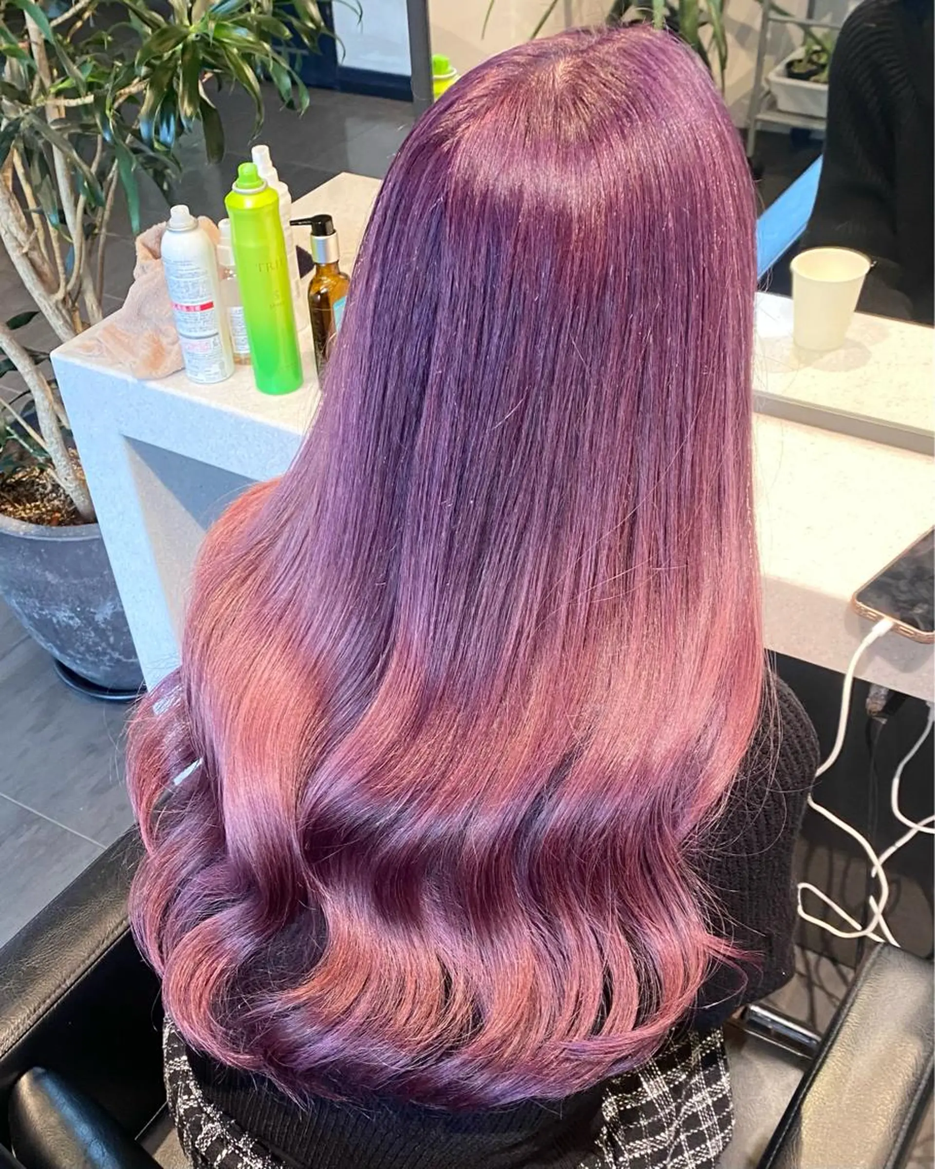 ロング カラー カット ヘアカラー トリートメント 💗ガーリーヘア🎀 saki💗のヘアスタイル