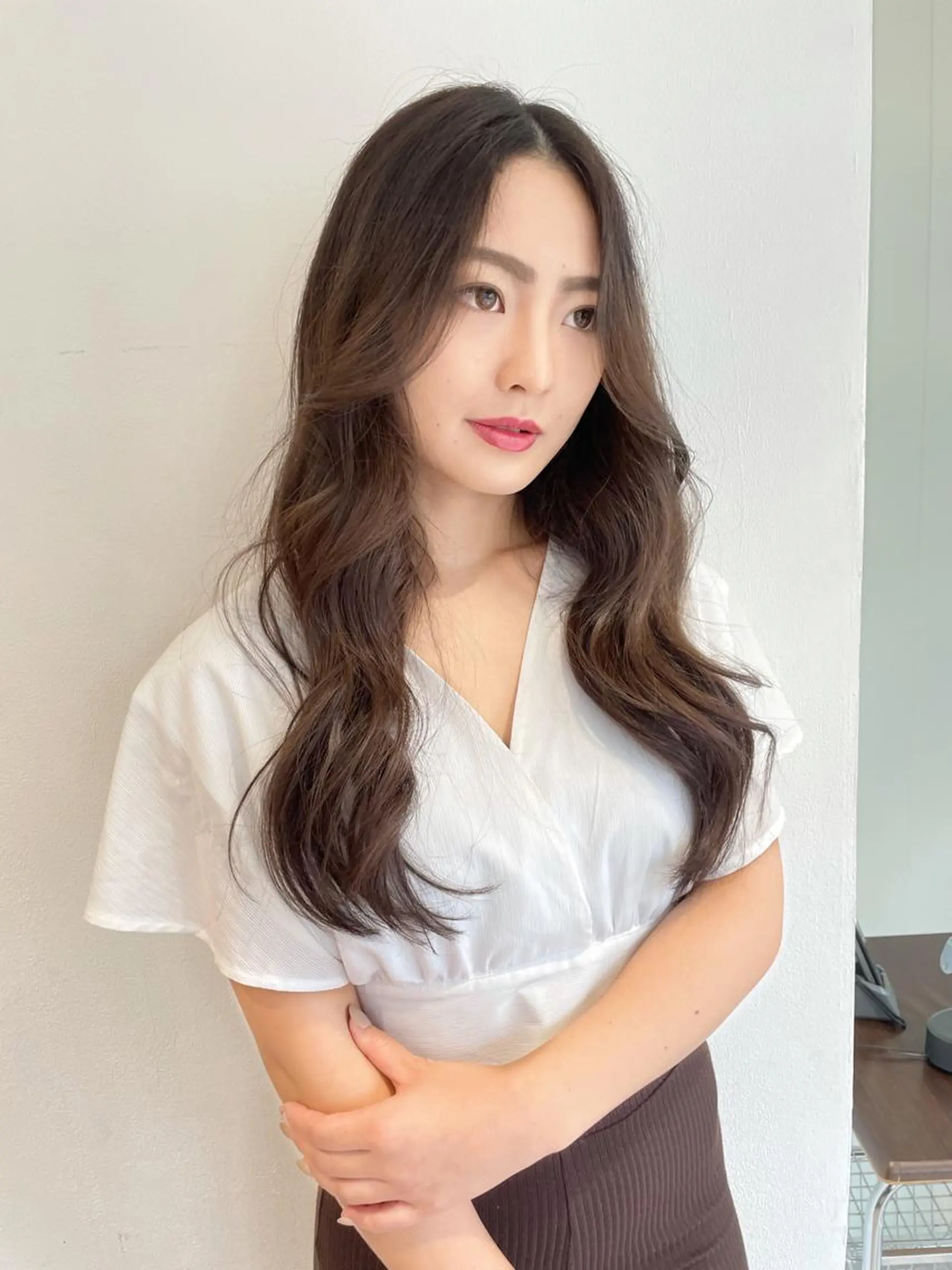 ロング 似合わせカット 迫留由弥のヘアスタイル