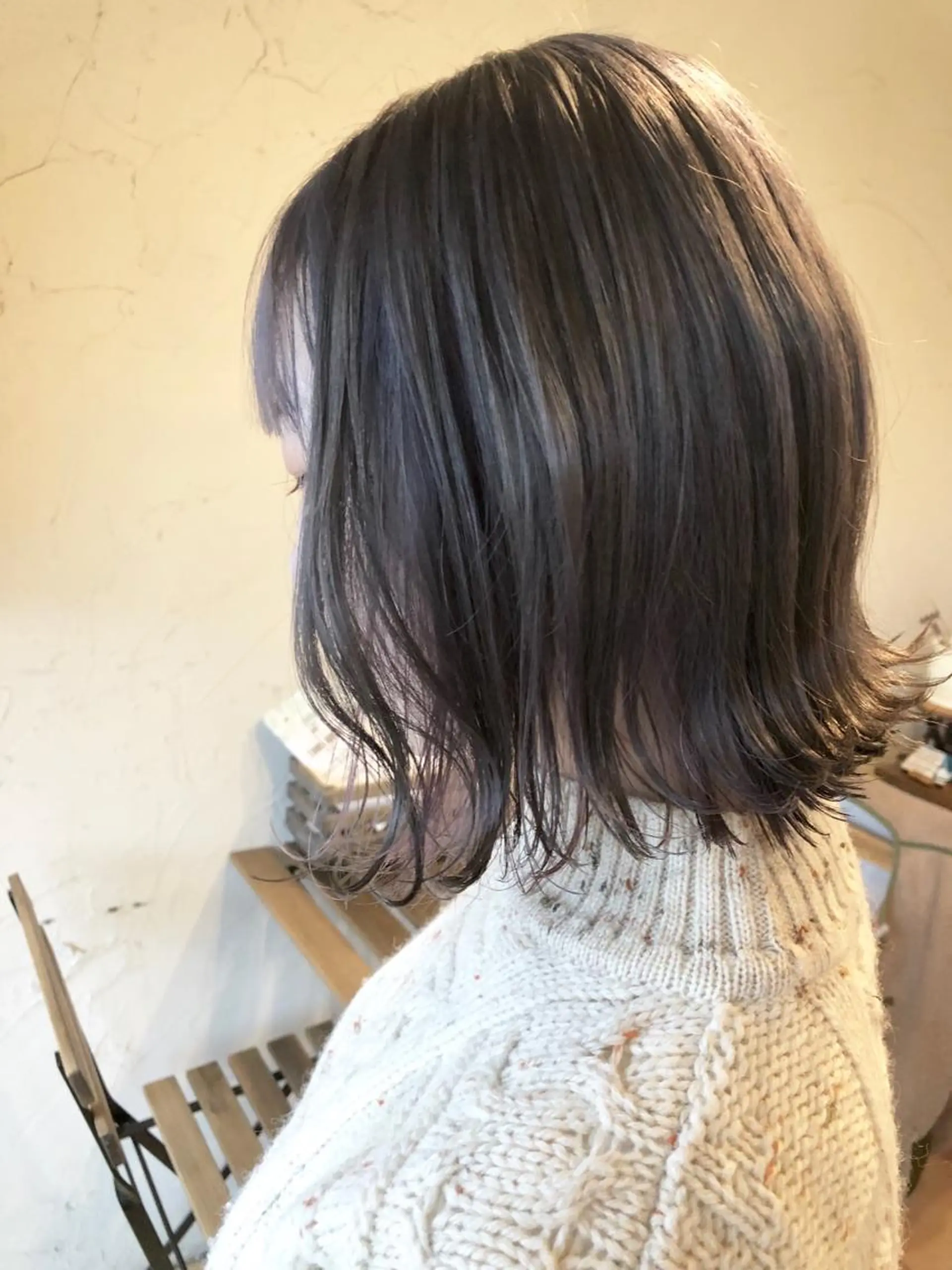 ミディアム カラー カット ヘアカラー Ichimura yurieのヘアスタイル