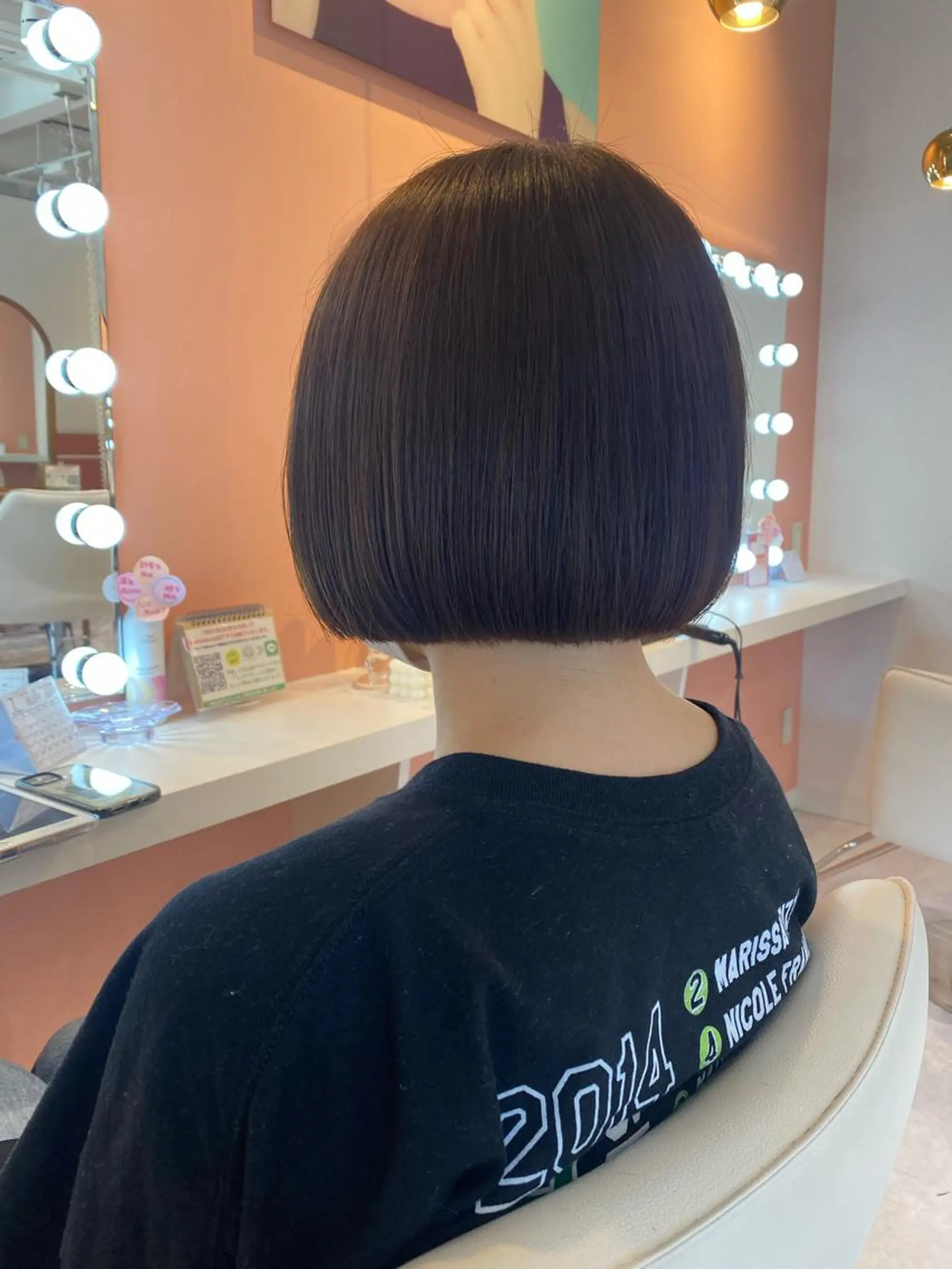 ショート カット トリートメント 梛木 唯のヘアスタイル