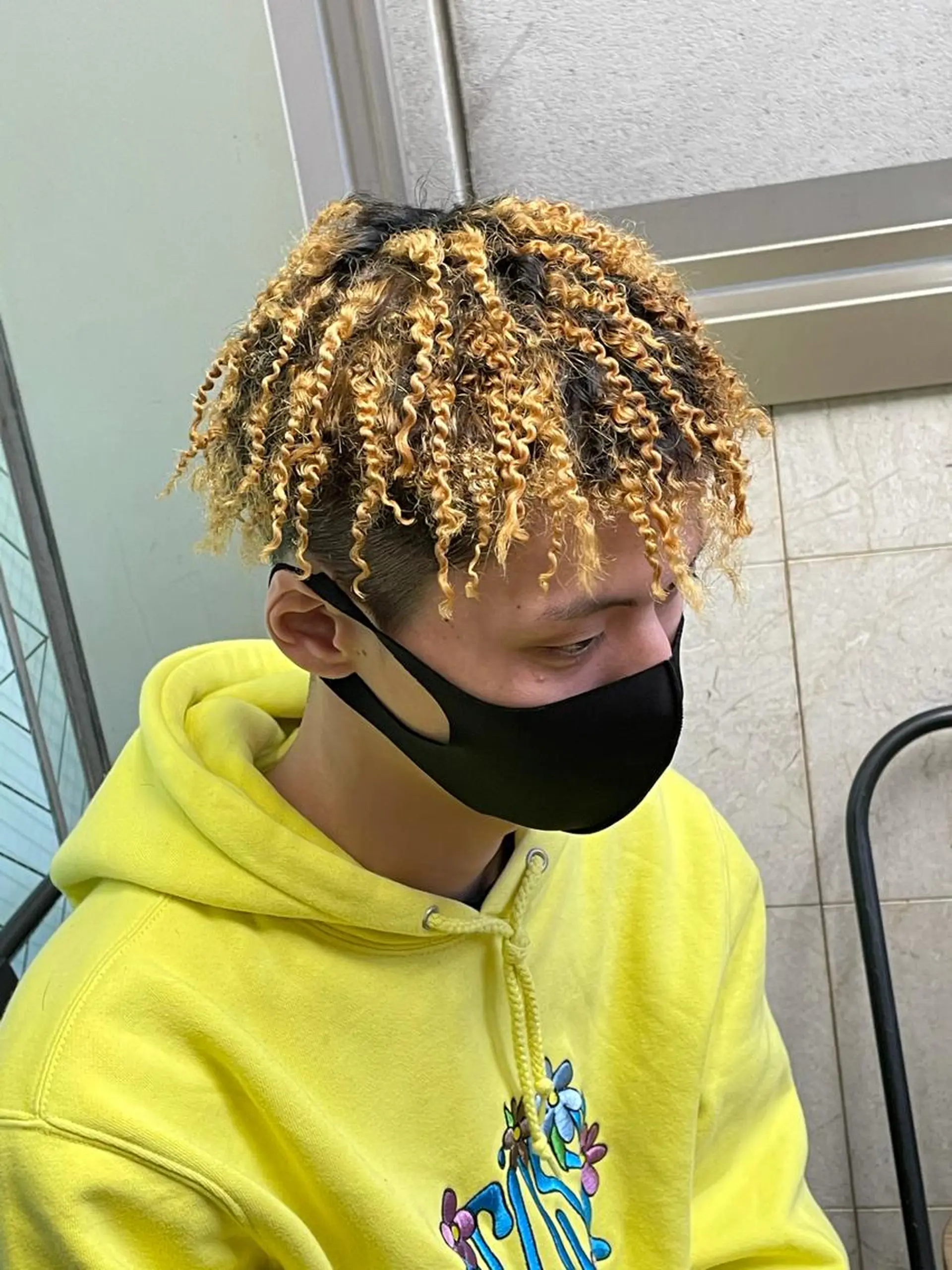 パーマ メンズ メンズパーマ 渋谷/フェード/ 國分 翔のヘアスタイル