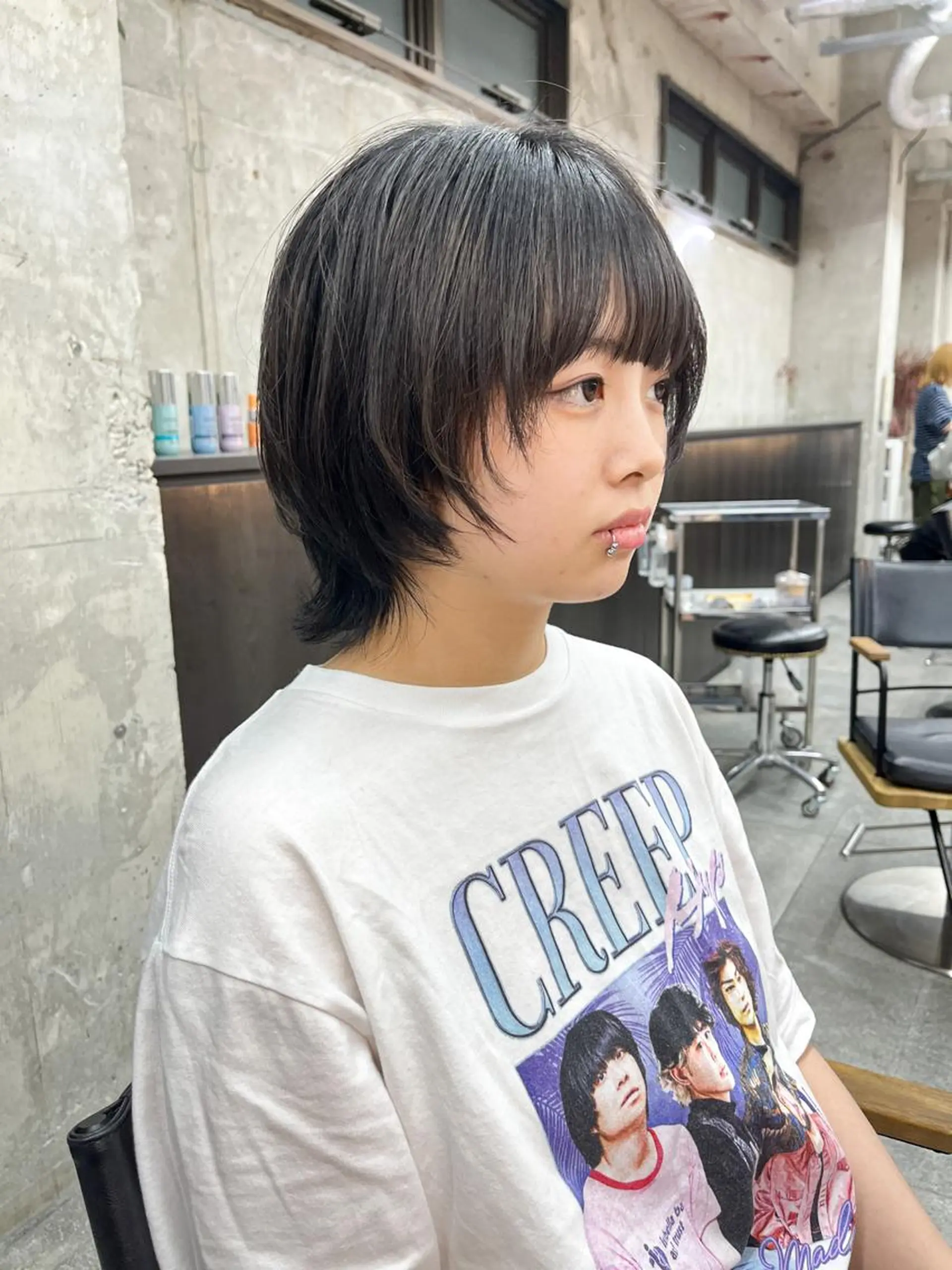 ミディアム 中江 友哉のヘアスタイル