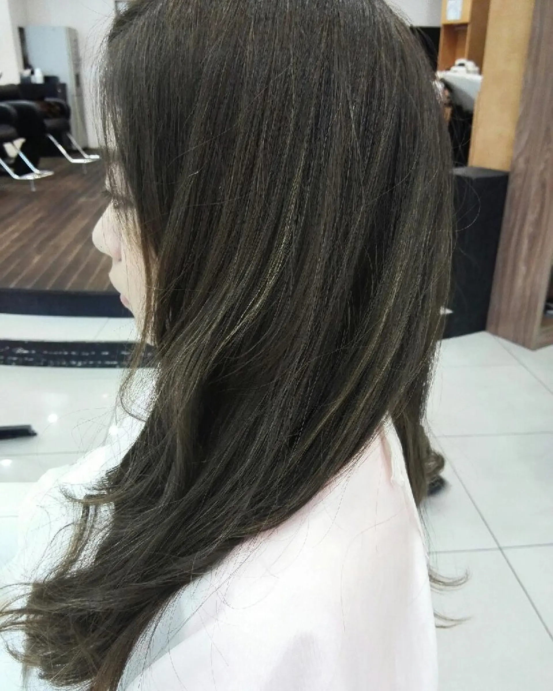 ミディアム セミロング ロング カラー グレージュ ハイライトカラー ハイライト Roid 代表✨HIROのヘアスタイル