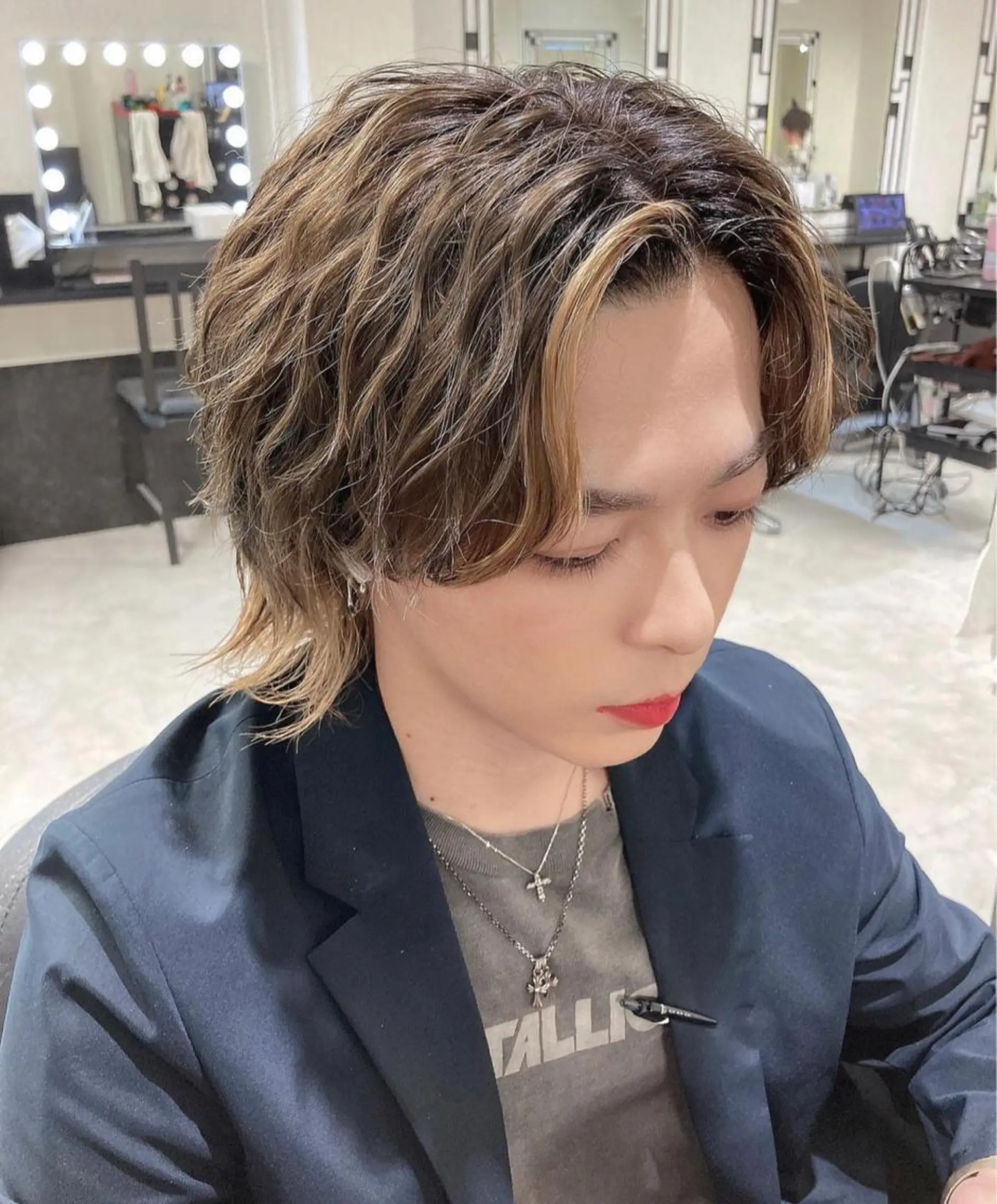メンズ ベルグローヘアセット 🤍まりこのヘアスタイル