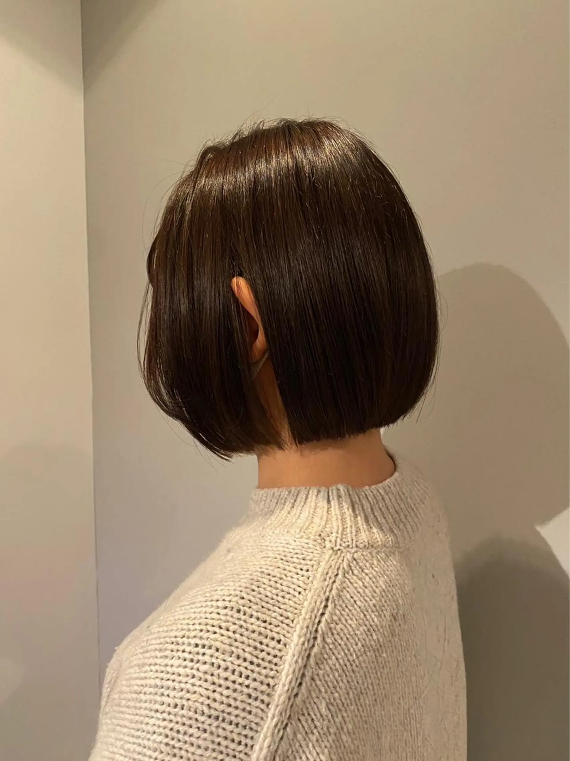 ショート カラー 縮毛矯正 ミディアムレイヤー/ 艶カラー🎀 emiのヘアスタイル