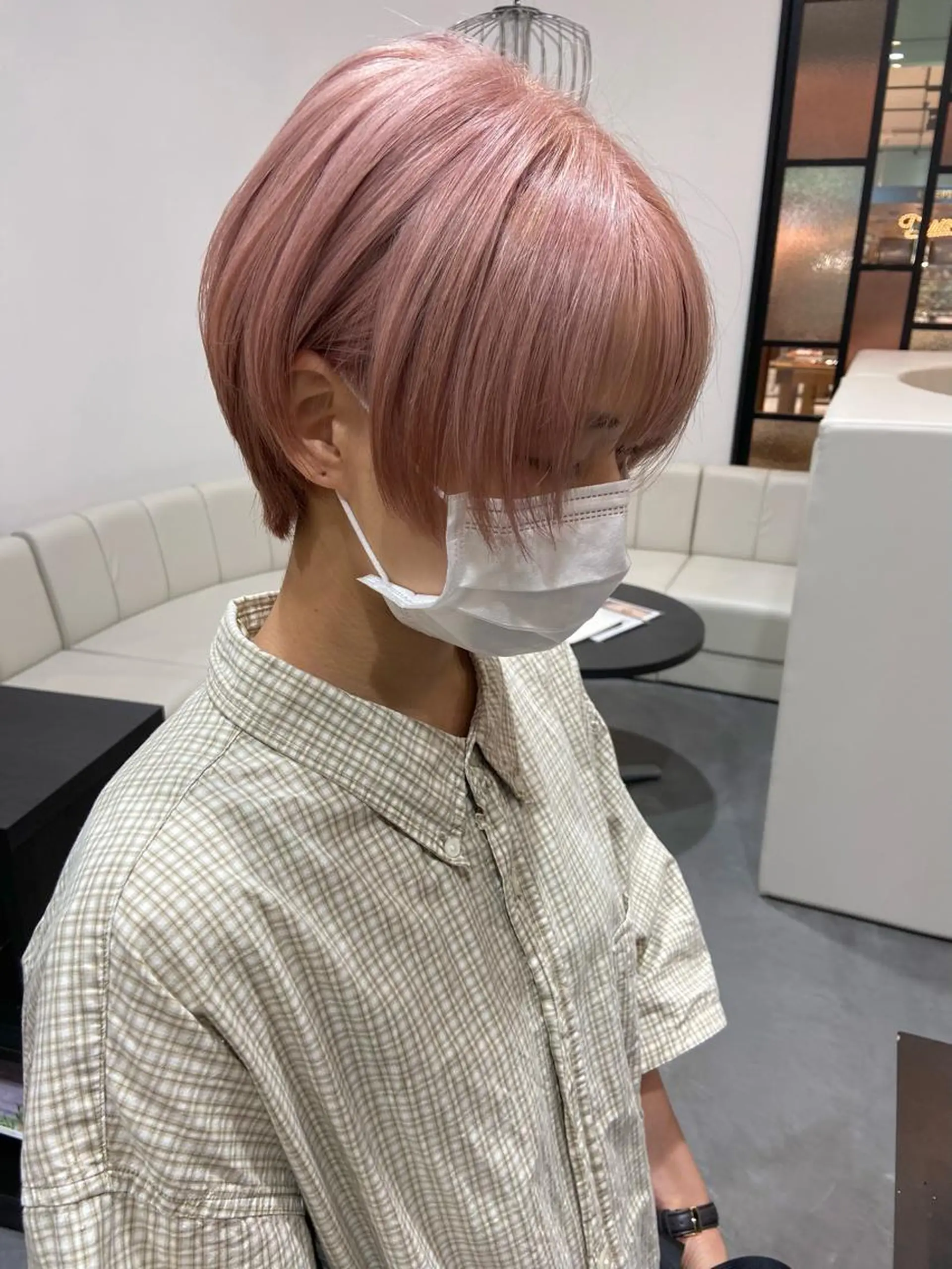 ショート カラー ヘアアレンジ 小倉 愛里のヘアスタイル