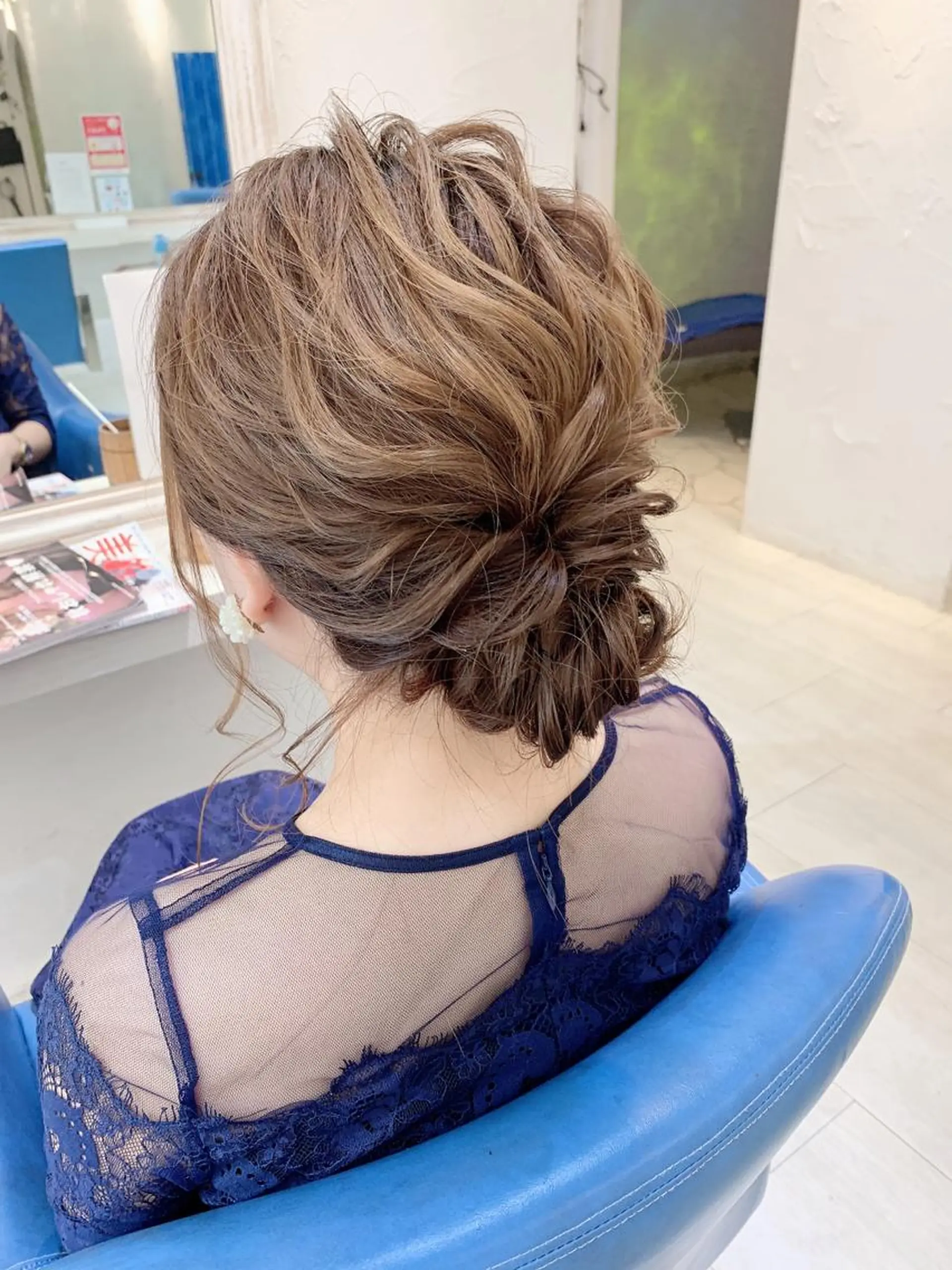 セミロング ヘアアレンジ uros.所属・中目黒✂︎店長✂︎ TOMOHIROのヘアスタイル