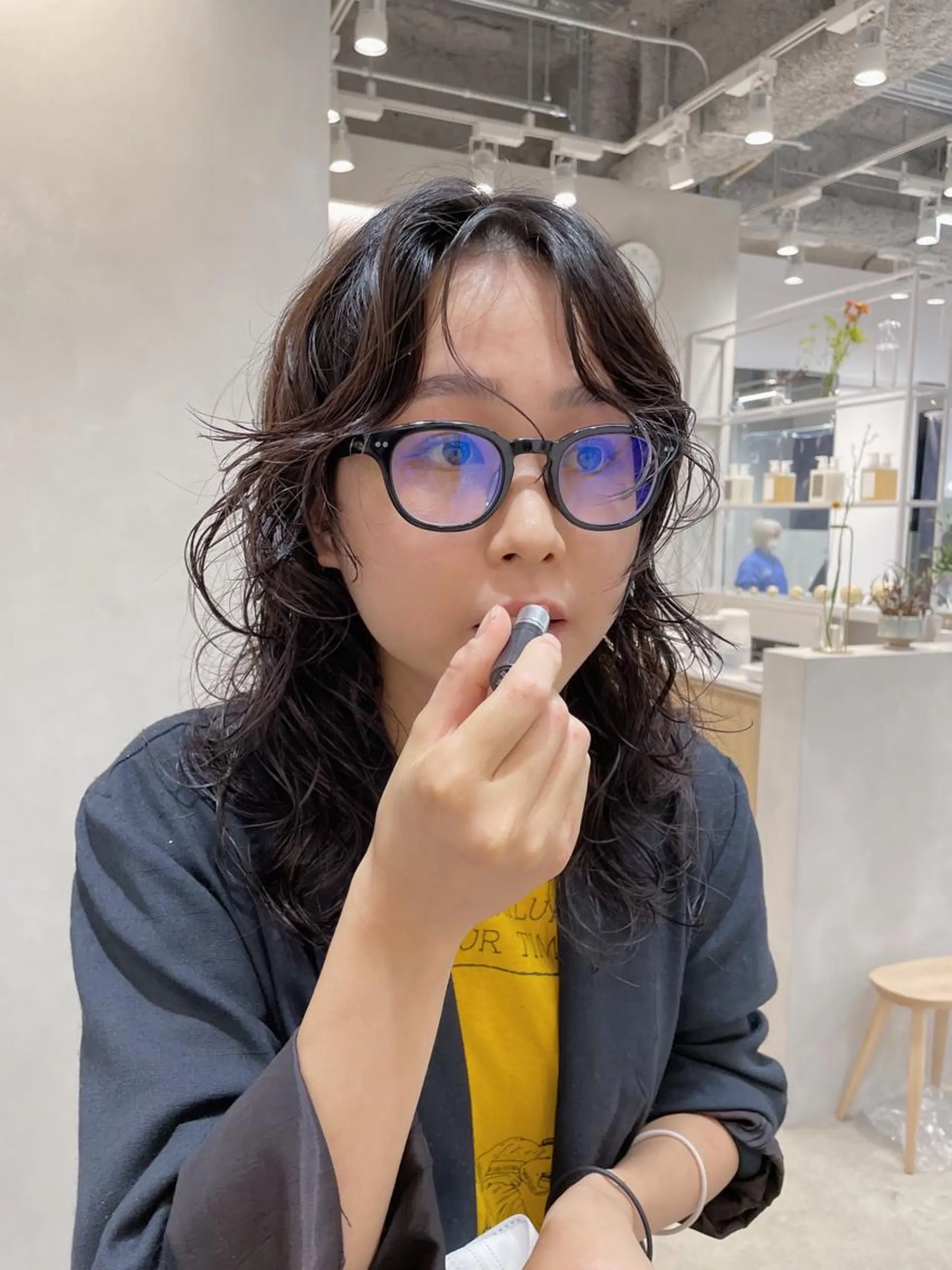 ロング パーマ 青木 優歩のヘアスタイル