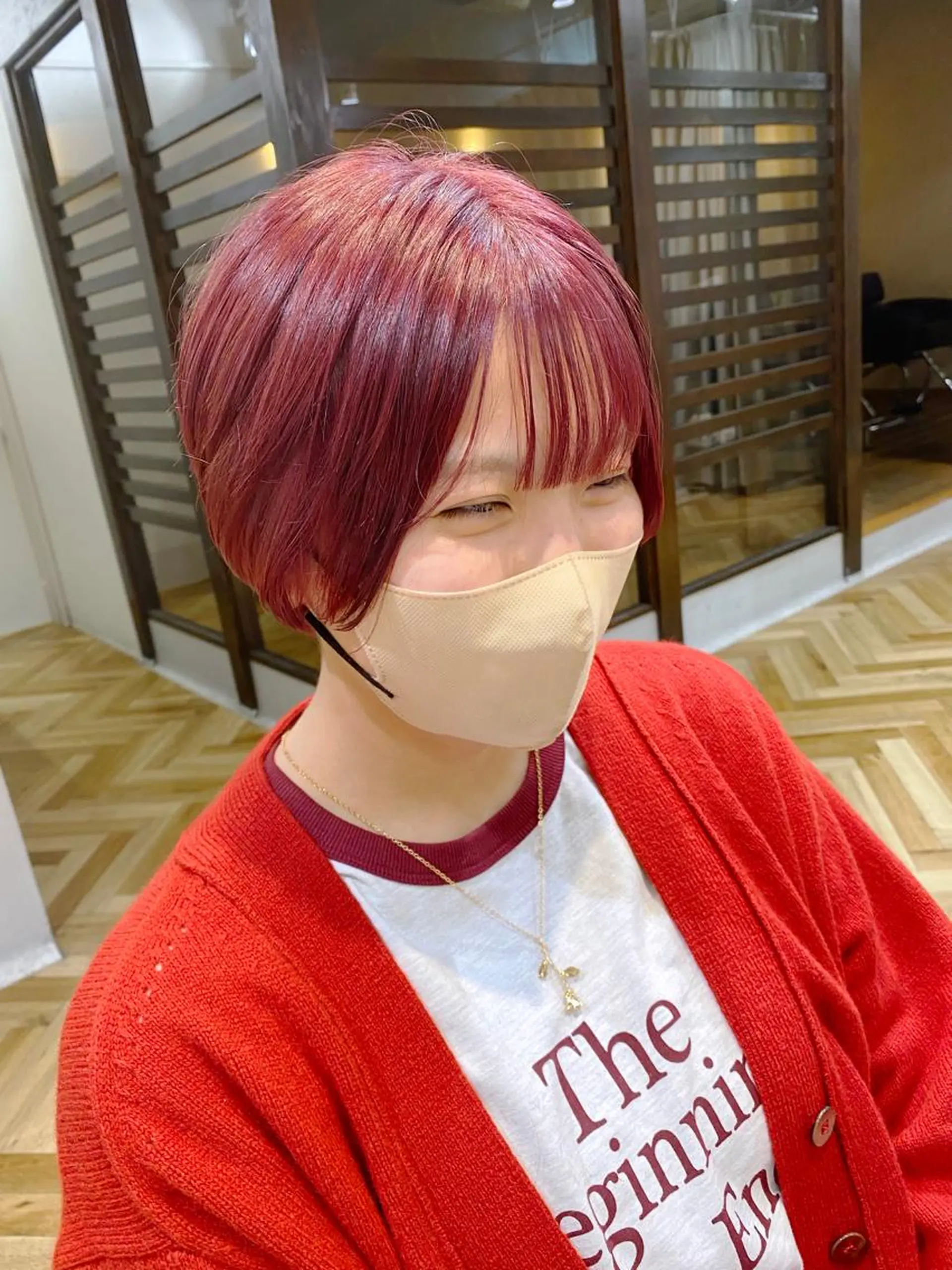 ショート カラー ラベンダーカラー ラベンダーピンク ピンクカラー ブリーチ/髪質改善 🍀MASAKiのヘアスタイル