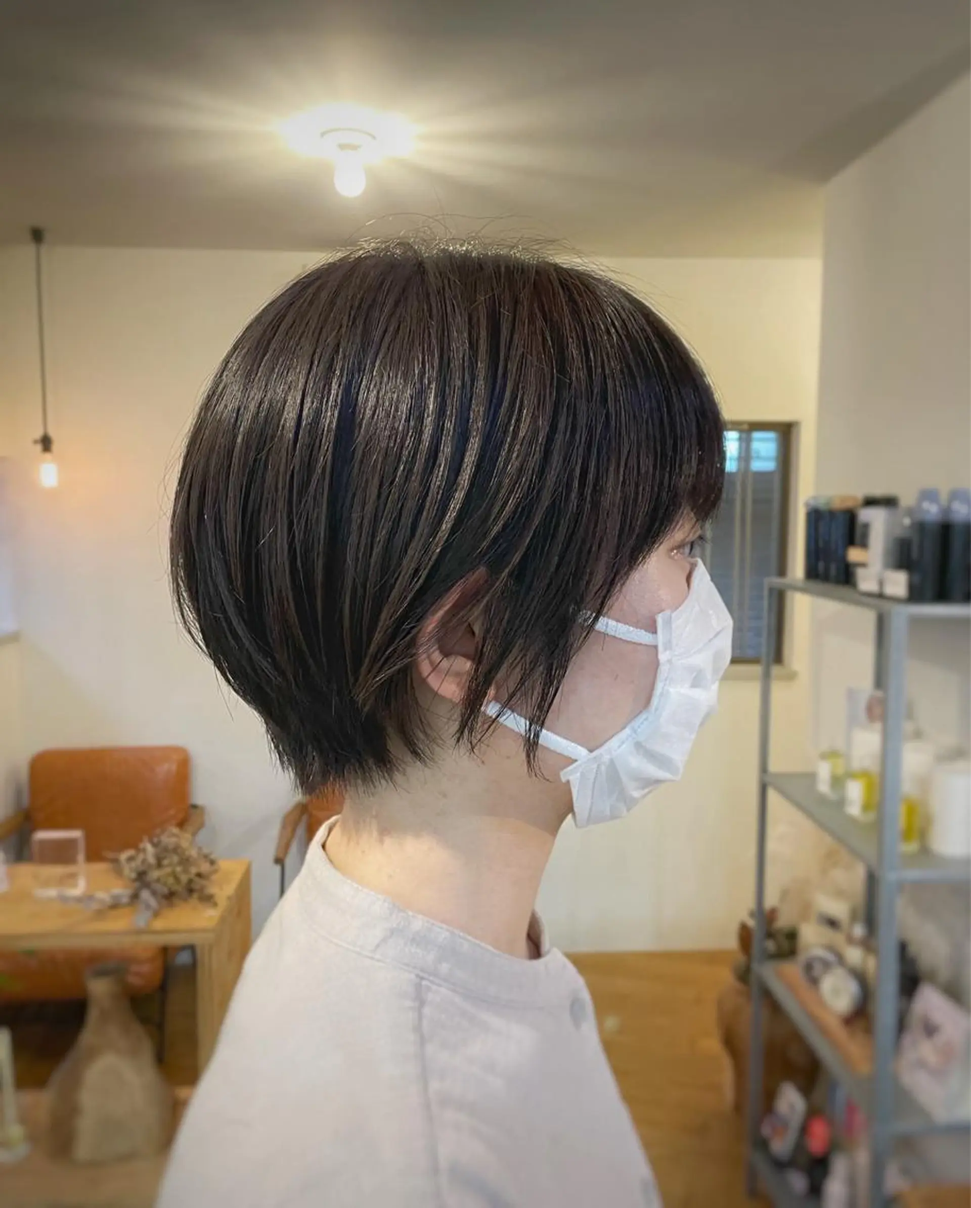 ショート くびれヘア ショートヘア カット 野間 祐哉のヘアスタイル