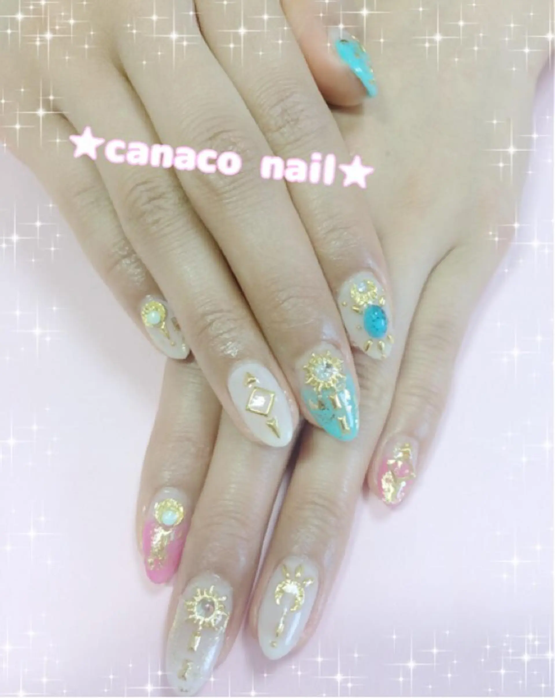 ネイル アートネイル 持ち込み ハンドネイル ハンドケア ベテランネイル cnc  nailのネイルデザイン