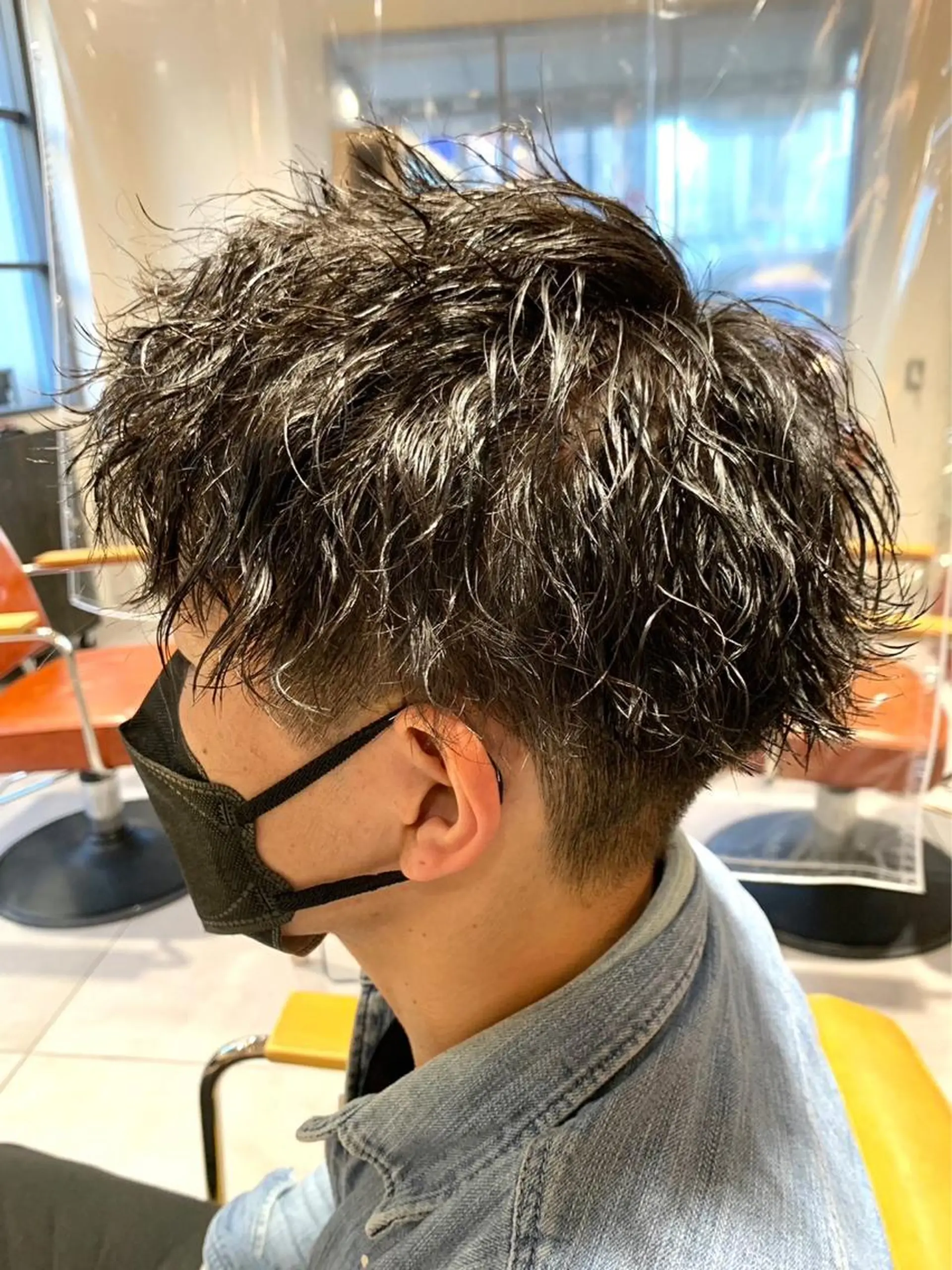 メンズ 鈴木弥月/大人ボブ× 透明感カラーのヘアスタイル