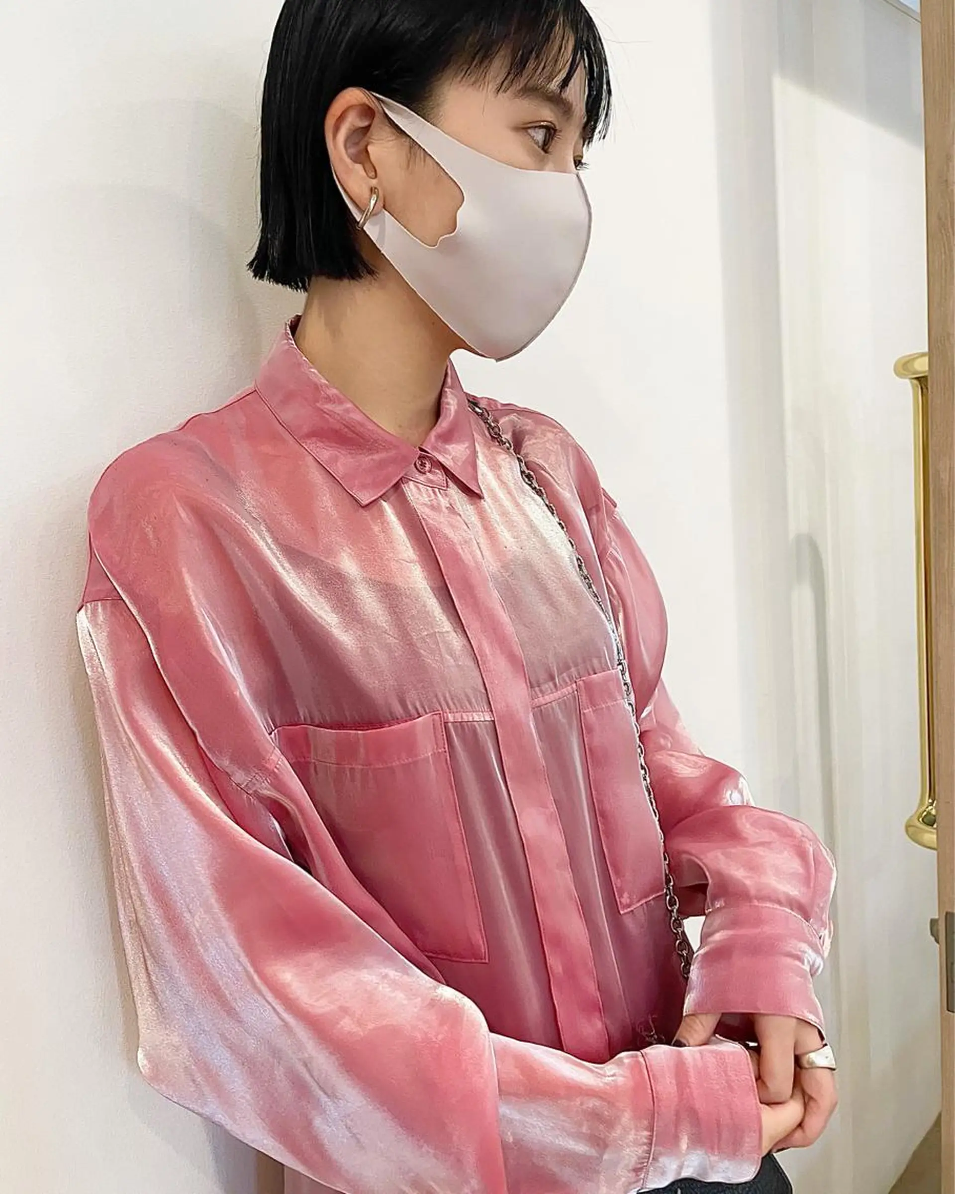 ショート カラー 佐藤 永夏のヘアスタイル