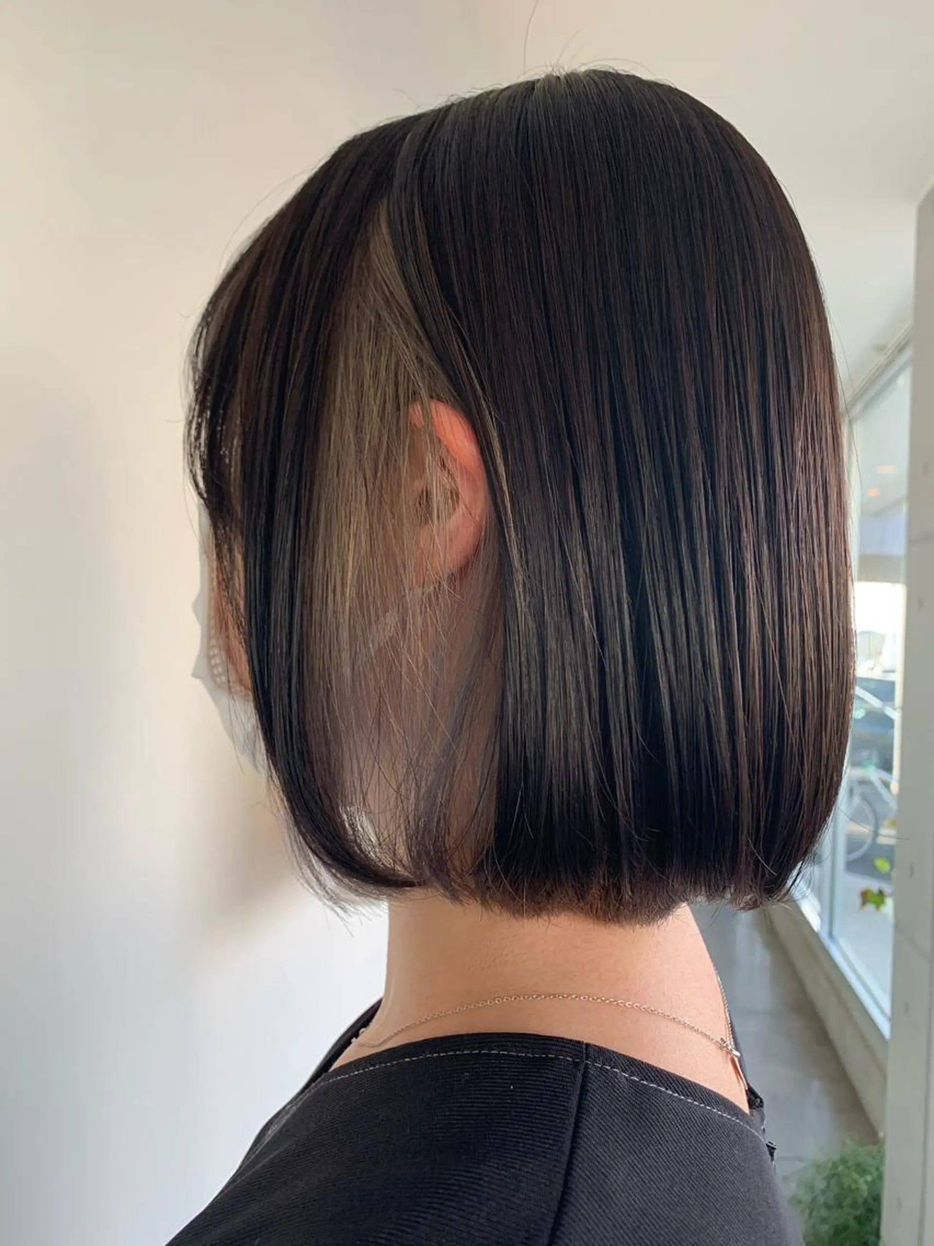 ミディアム おせ ちさとのヘアスタイル