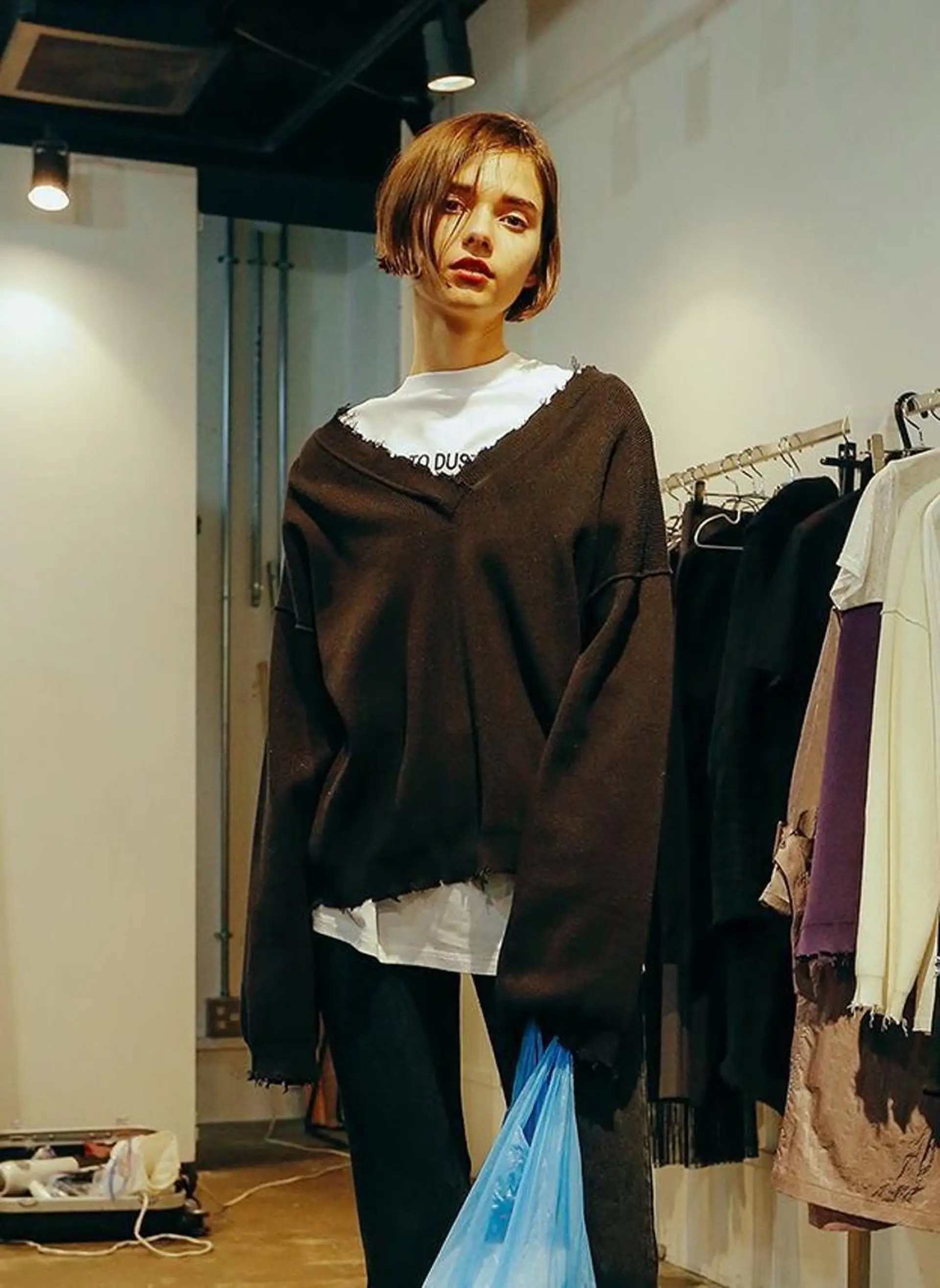 レイヤーカット/ ハイライト　千咲季のヘアスタイル