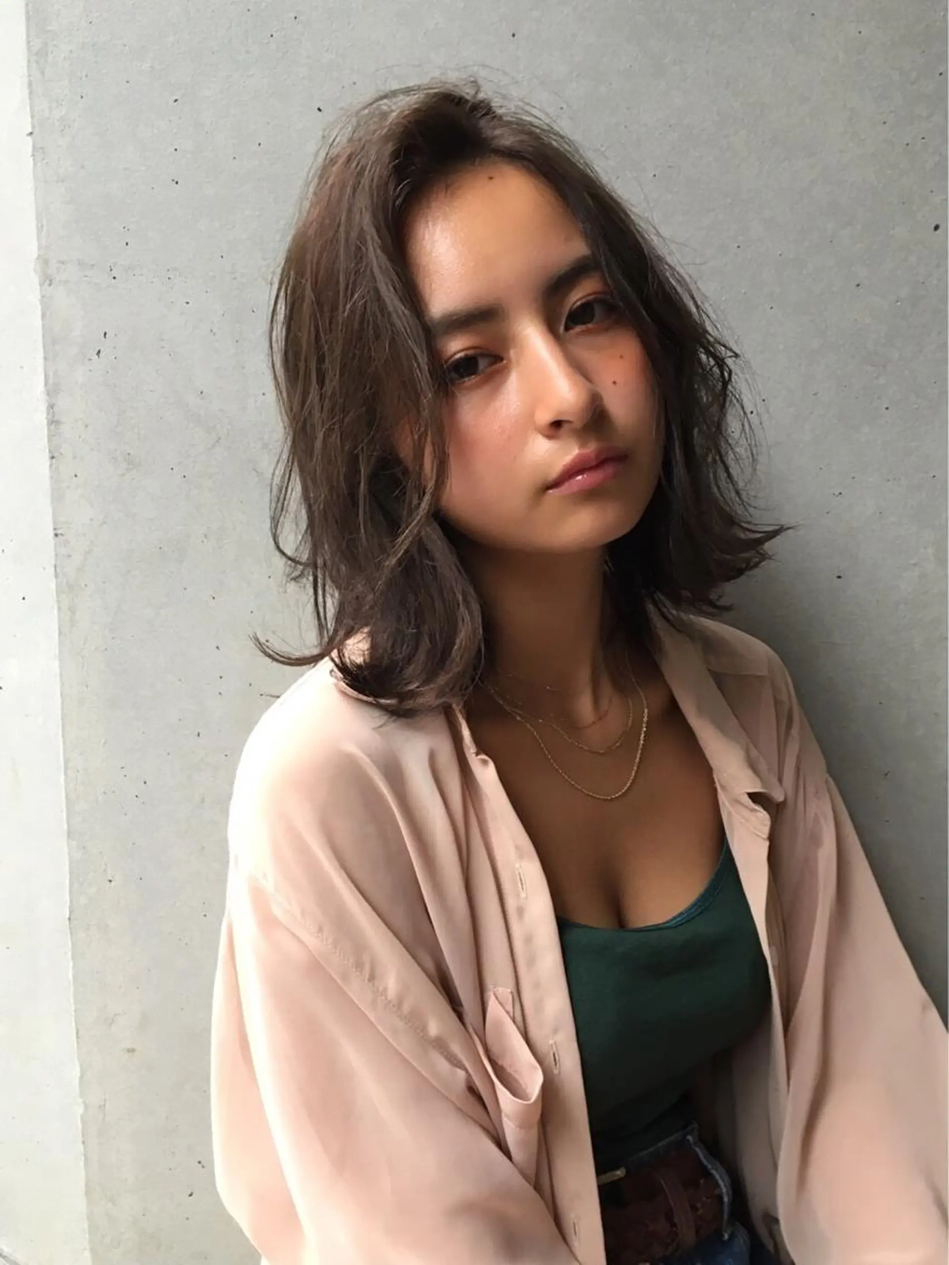 ミディアム カラー ryota .のヘアスタイル