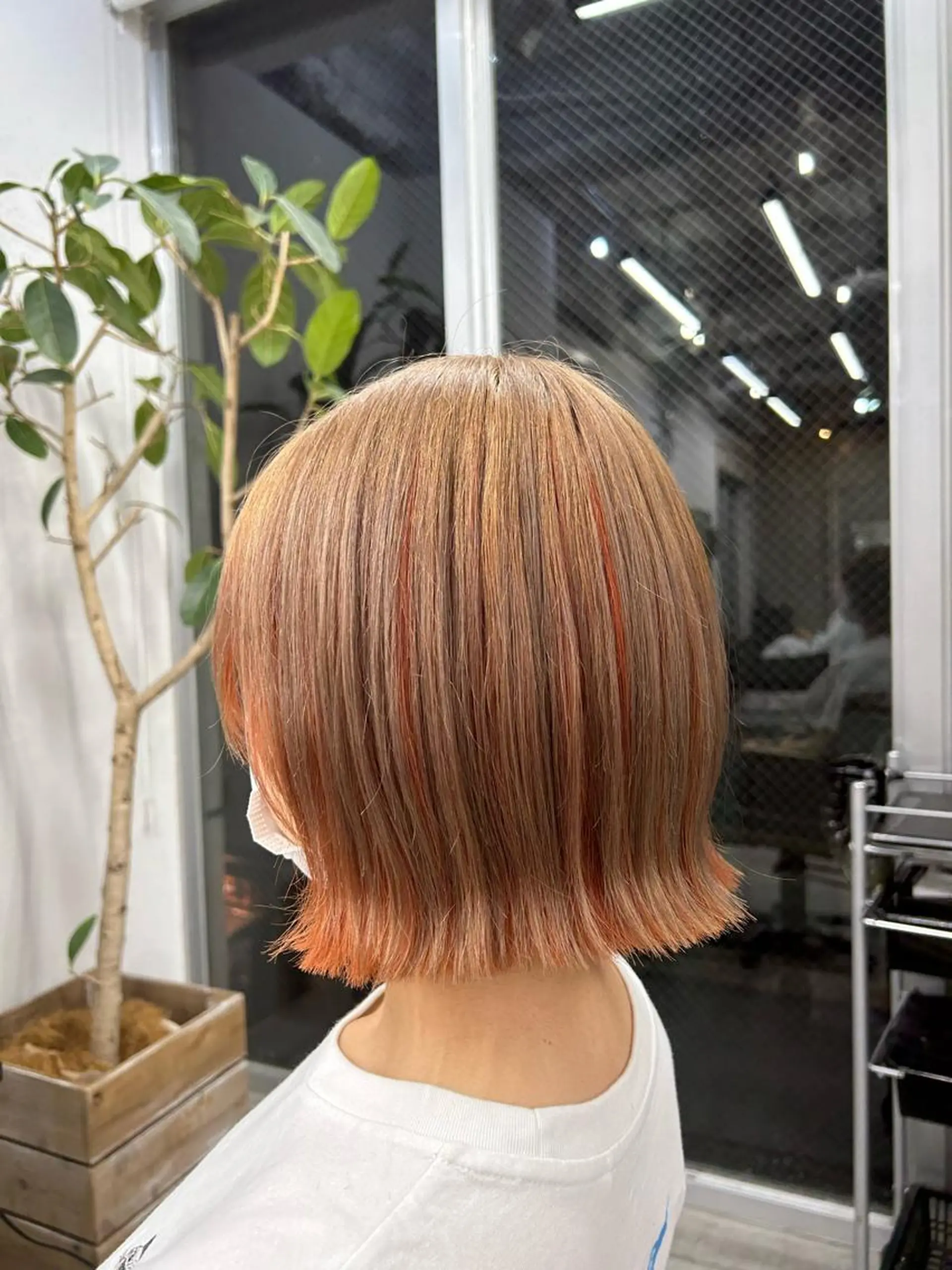 ショート カラー ヘアアレンジ ハイトーンカラー インナーカラー ヘアカラー トリートメント 韓国/ハイトーン/ ボブ🎀MIKU🎀のヘアスタイル