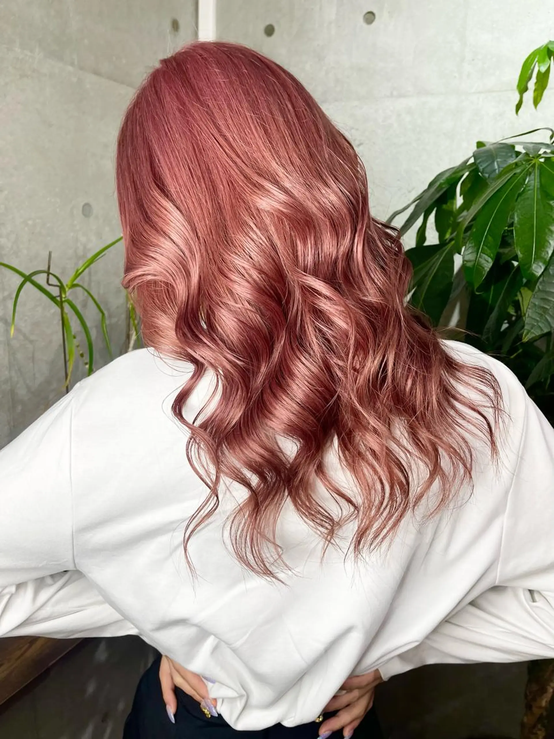 カラー ピンクカラー 髪質改善 カット ヘアカラー トリートメント 名古屋のピンク好き かずくん🦩のヘアスタイル