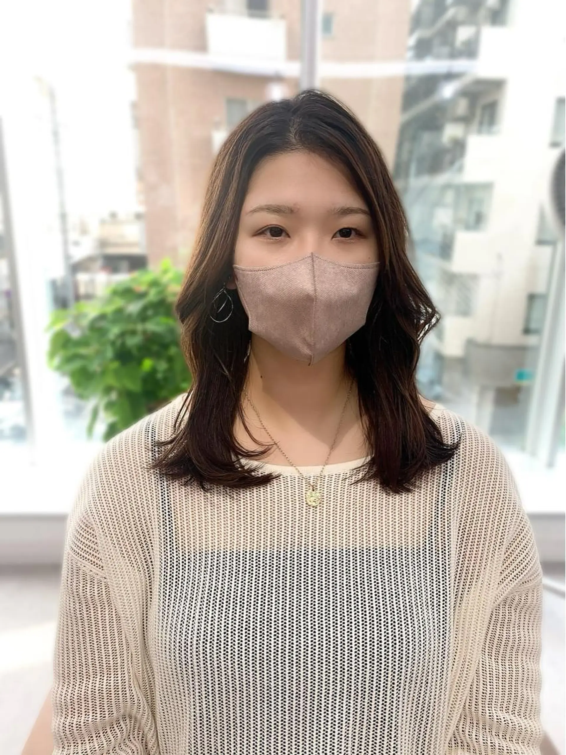 ロング カラー パーマ ヘアアレンジ メンズ キッズ ネイル マツエク・マツパ アイブロウ レイヤーカット 🌿透け感カラーのヘアスタイル