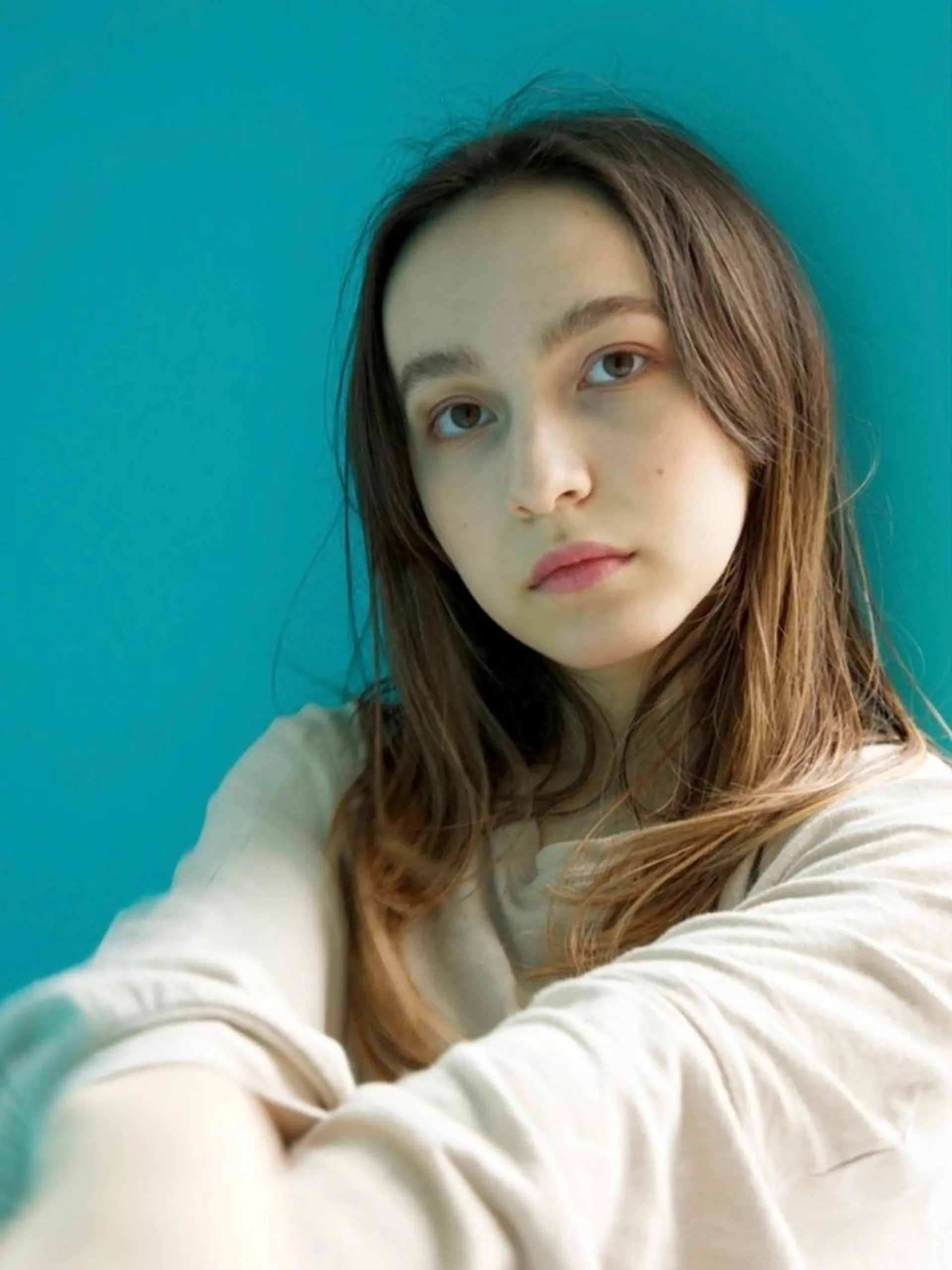 ロング 柳下 涼のヘアスタイル