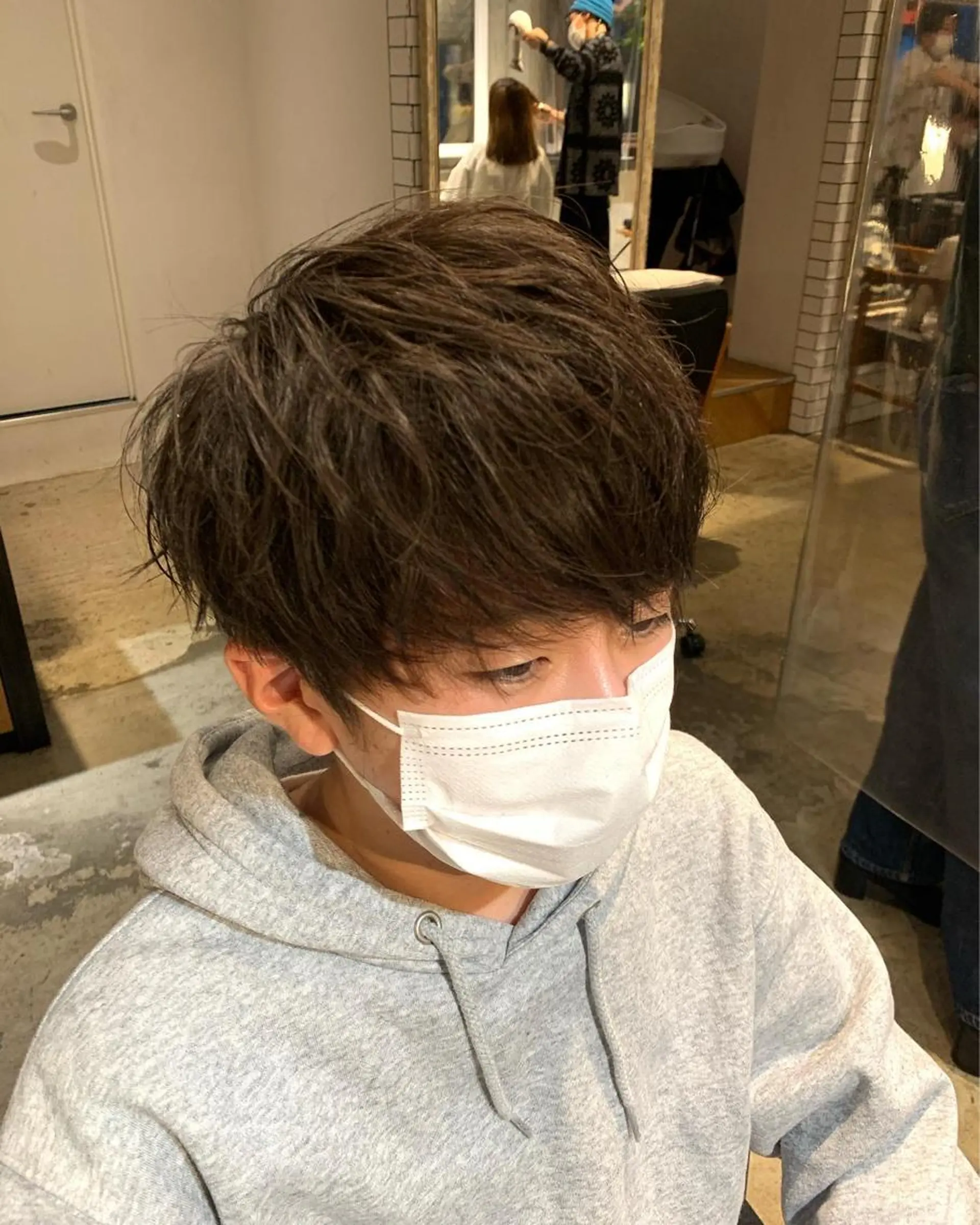 メンズ マッシュ カット 吉沢遣人/レイヤー 艶カラー/抜け感のヘアスタイル