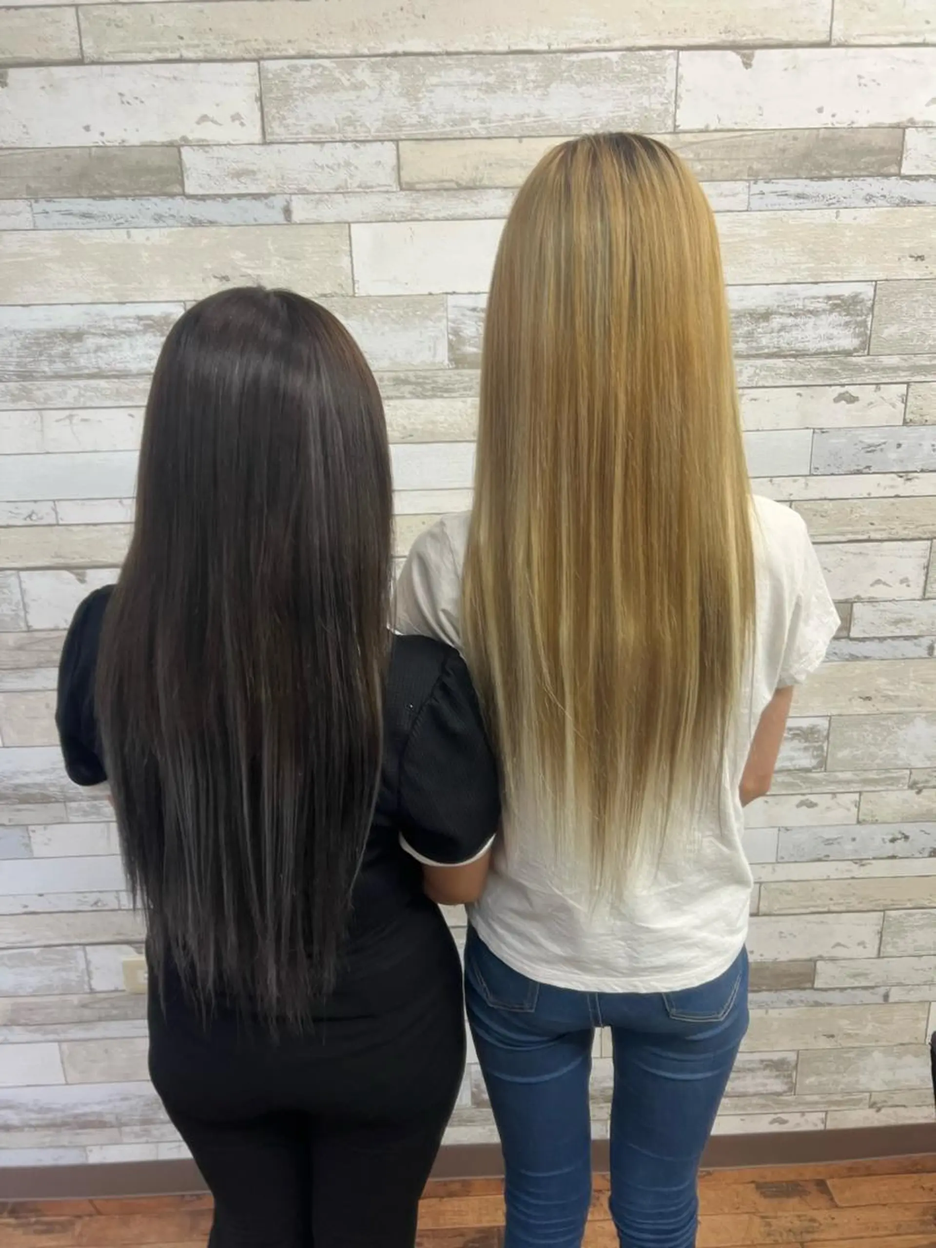 ロング シールエクステ エクステ B-W ⭐️REIKOのヘアスタイル