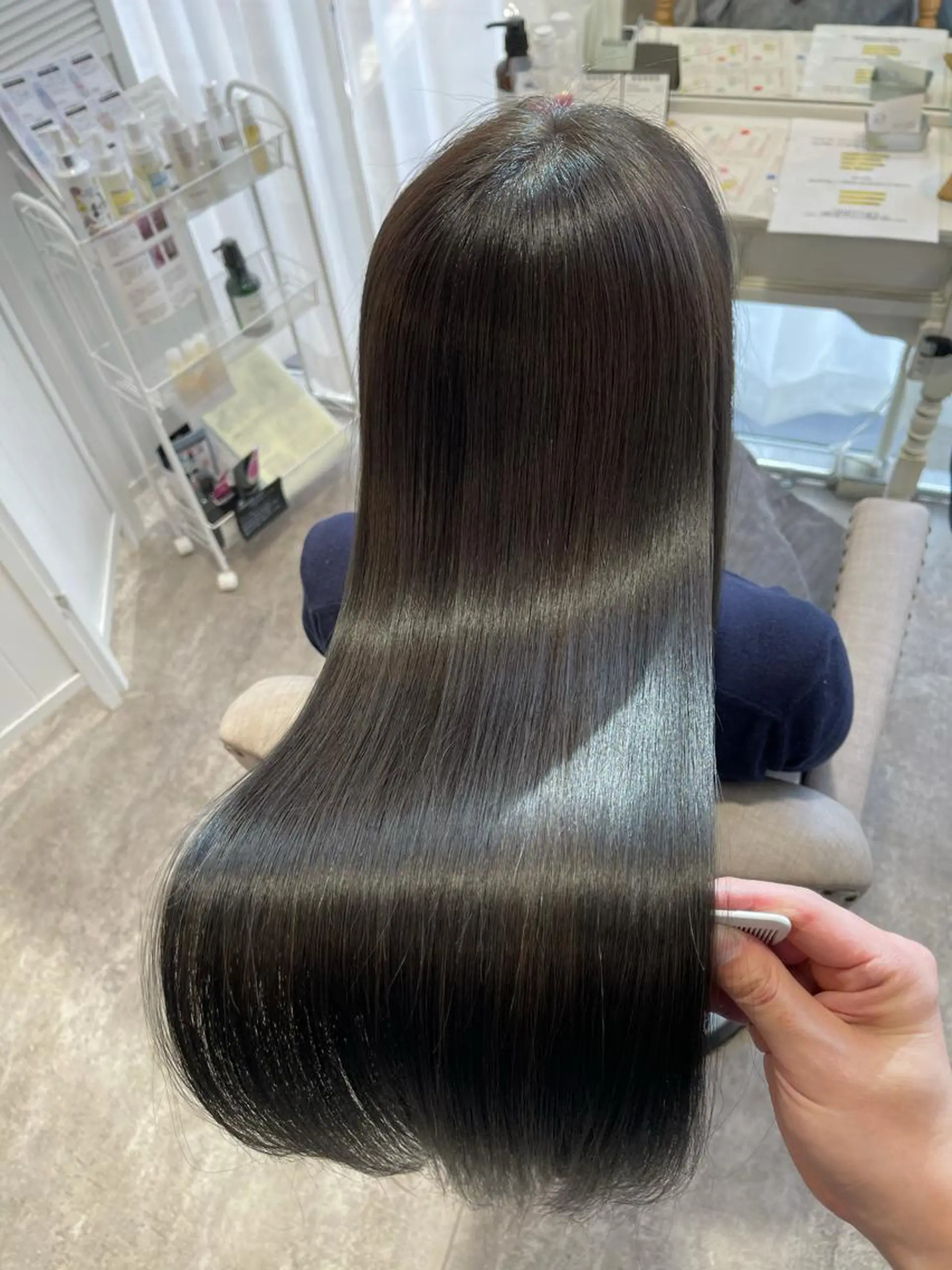 ロング カラー ヘアカラー トリートメント ASAMI アサミのヘアスタイル