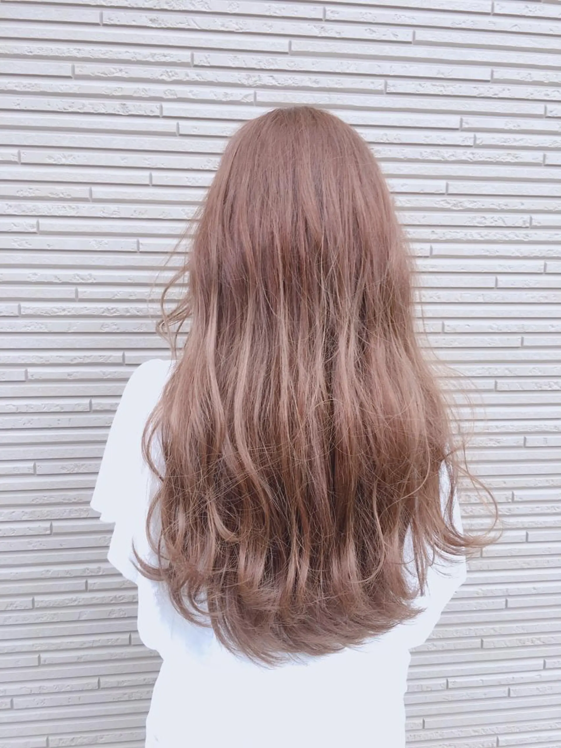 カラー 小林　ローズパープル カット＆カラー美容室のヘアスタイル