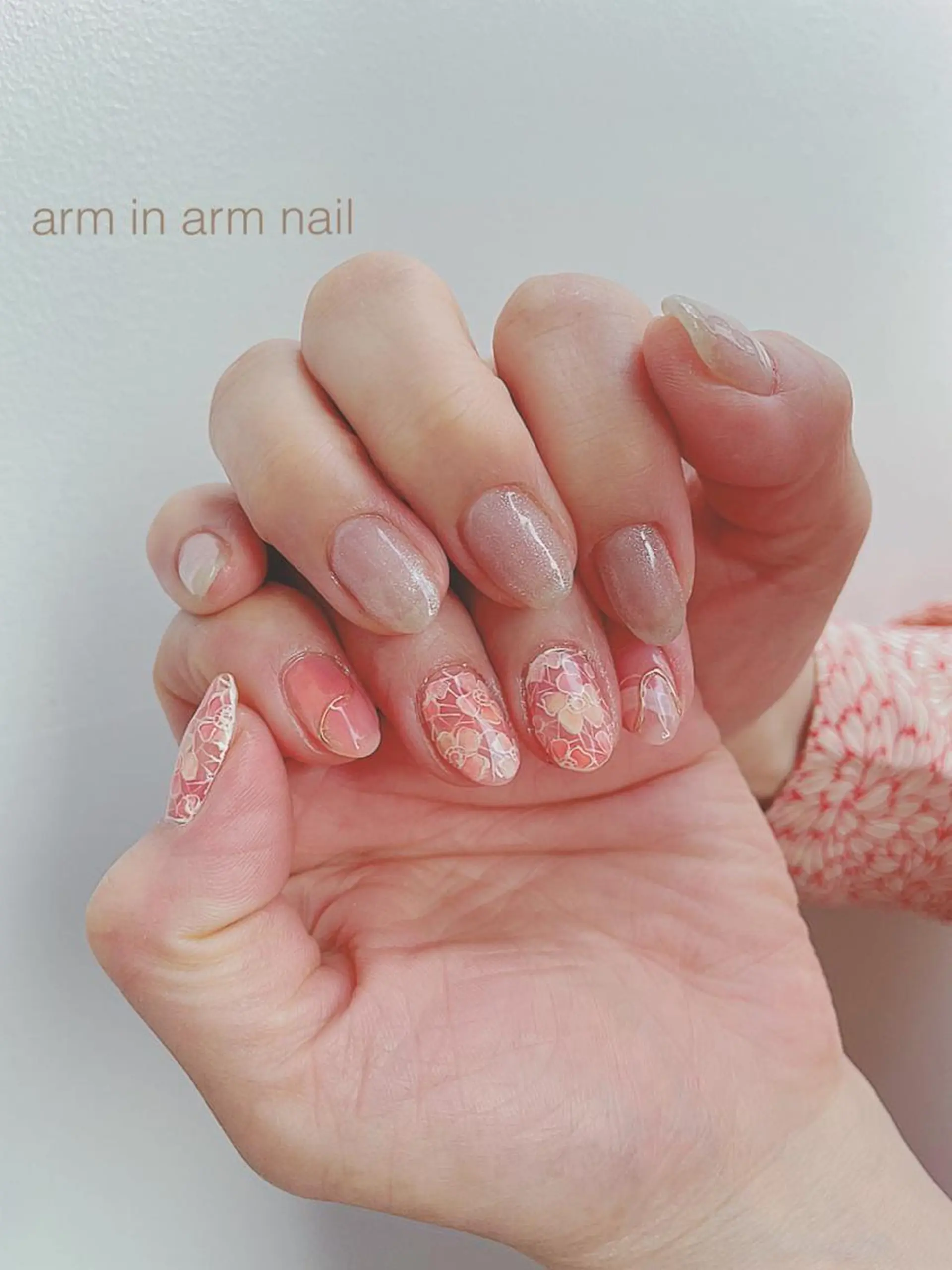 ネイル arm in arm ︎✿Yamamotoのマツエク・マツパデザイン