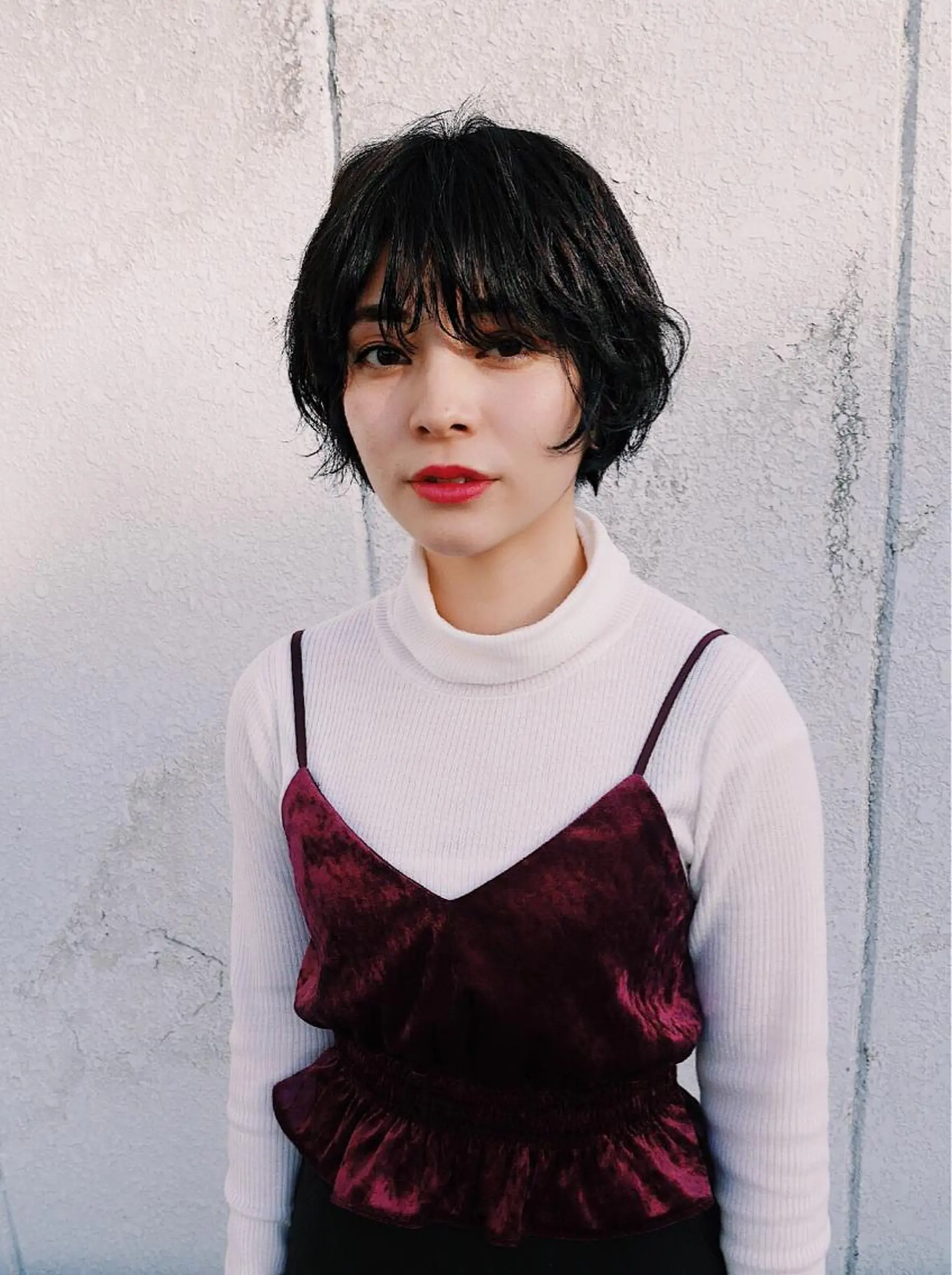 ショート カラー パーマ レイヤーカット/ パーマ/鎌田実奈歩のヘアスタイル