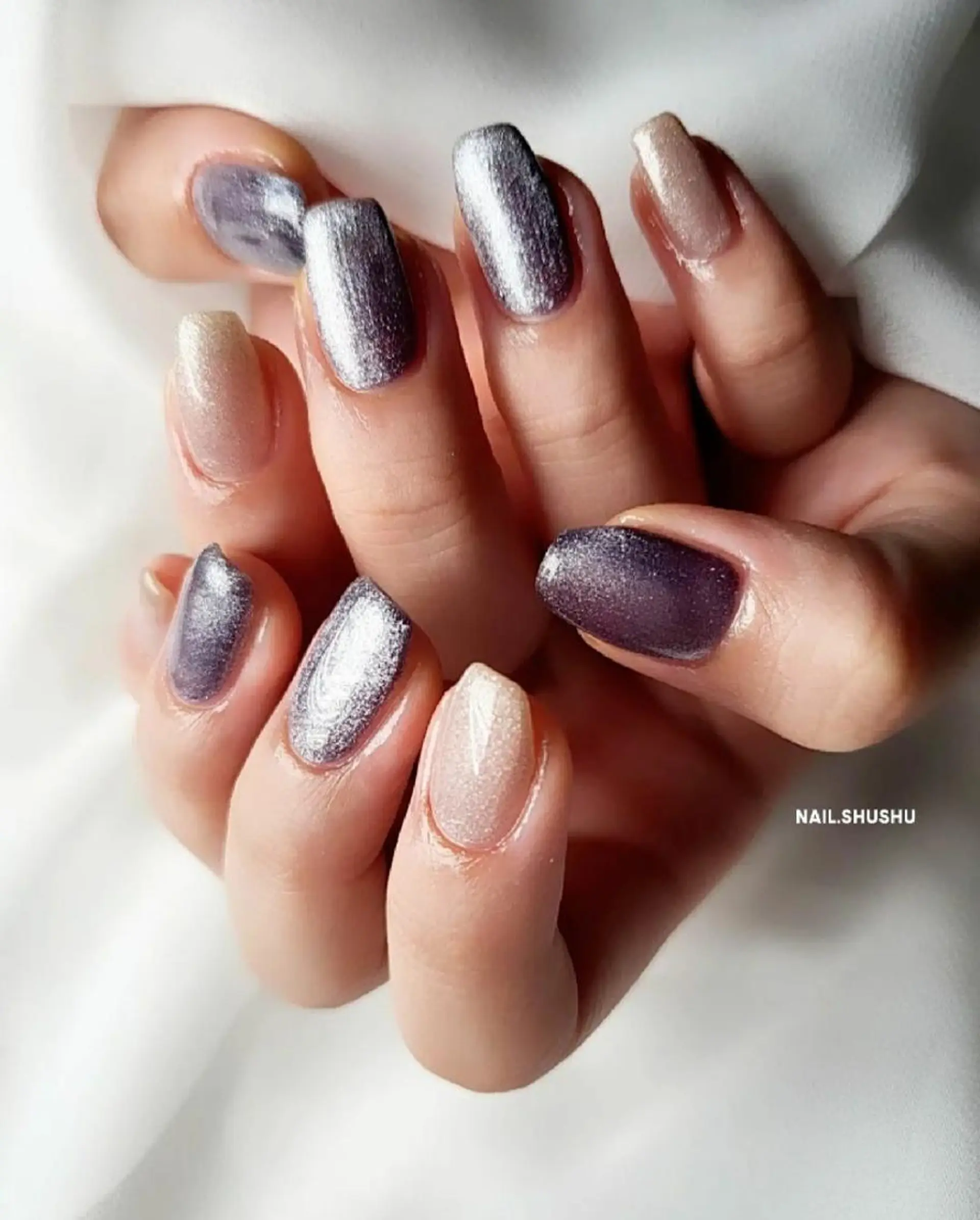 ネイル 持ち込み ニュアンスネイル ワンカラーネイル シンプルネイル 春ネイル 3dパーツ/流行り 👧shushu❤️のネイルデザイン