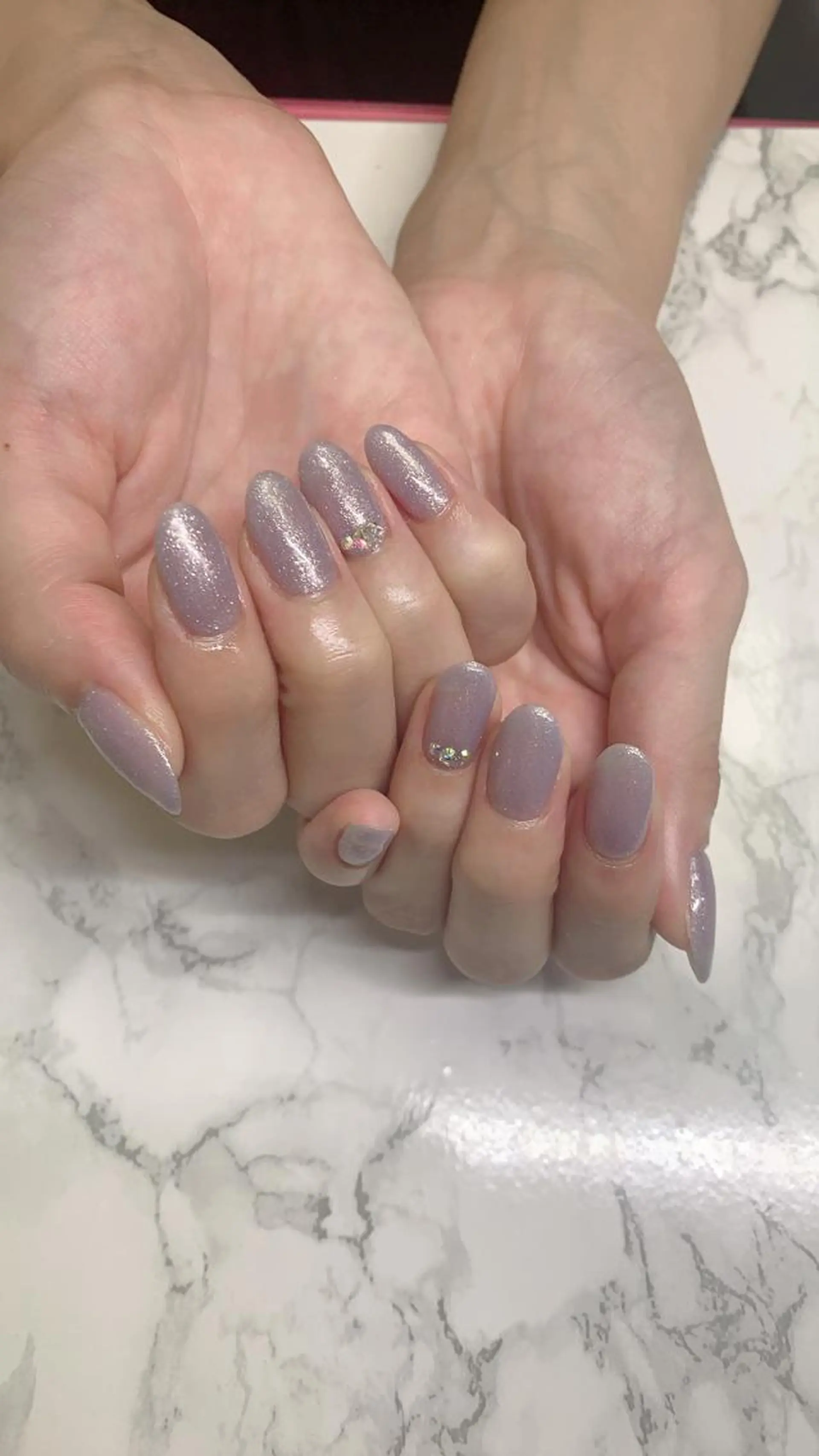 ネイル はな💎ネイル ワンホン、長さ出しのネイルデザイン