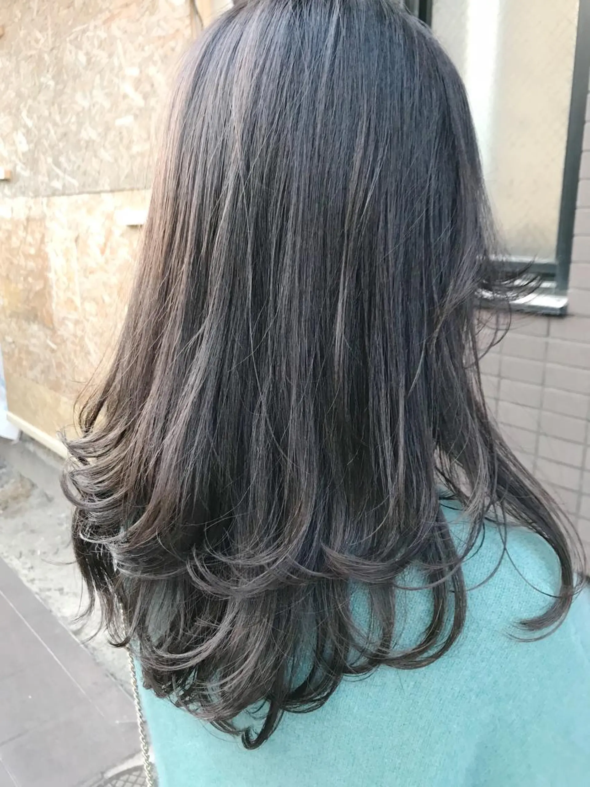 ロング カラー ロングレイヤー ラベンダーカラー ラベンダーグレー レイヤーカット ロング 【完全マンツー 恵比寿】佐藤 翔のヘアスタイル