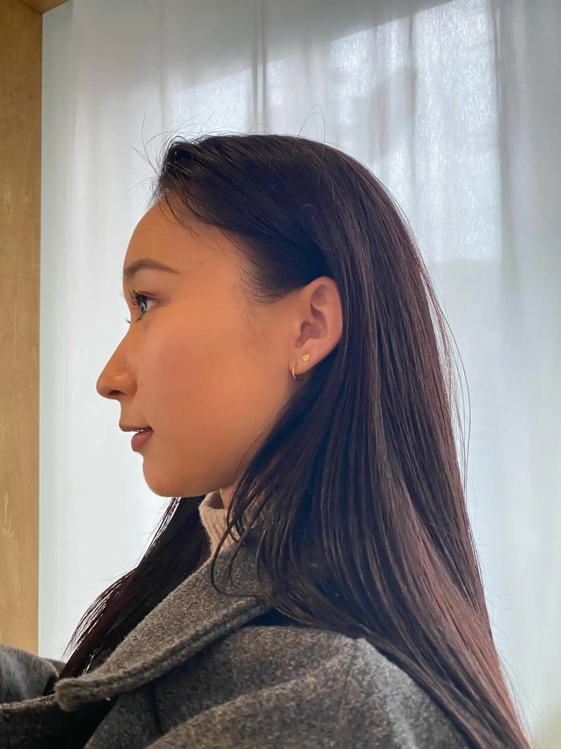 セミロング カラー ヘアアレンジ マツエク・マツパ shoji༄ mikuのヘアスタイル