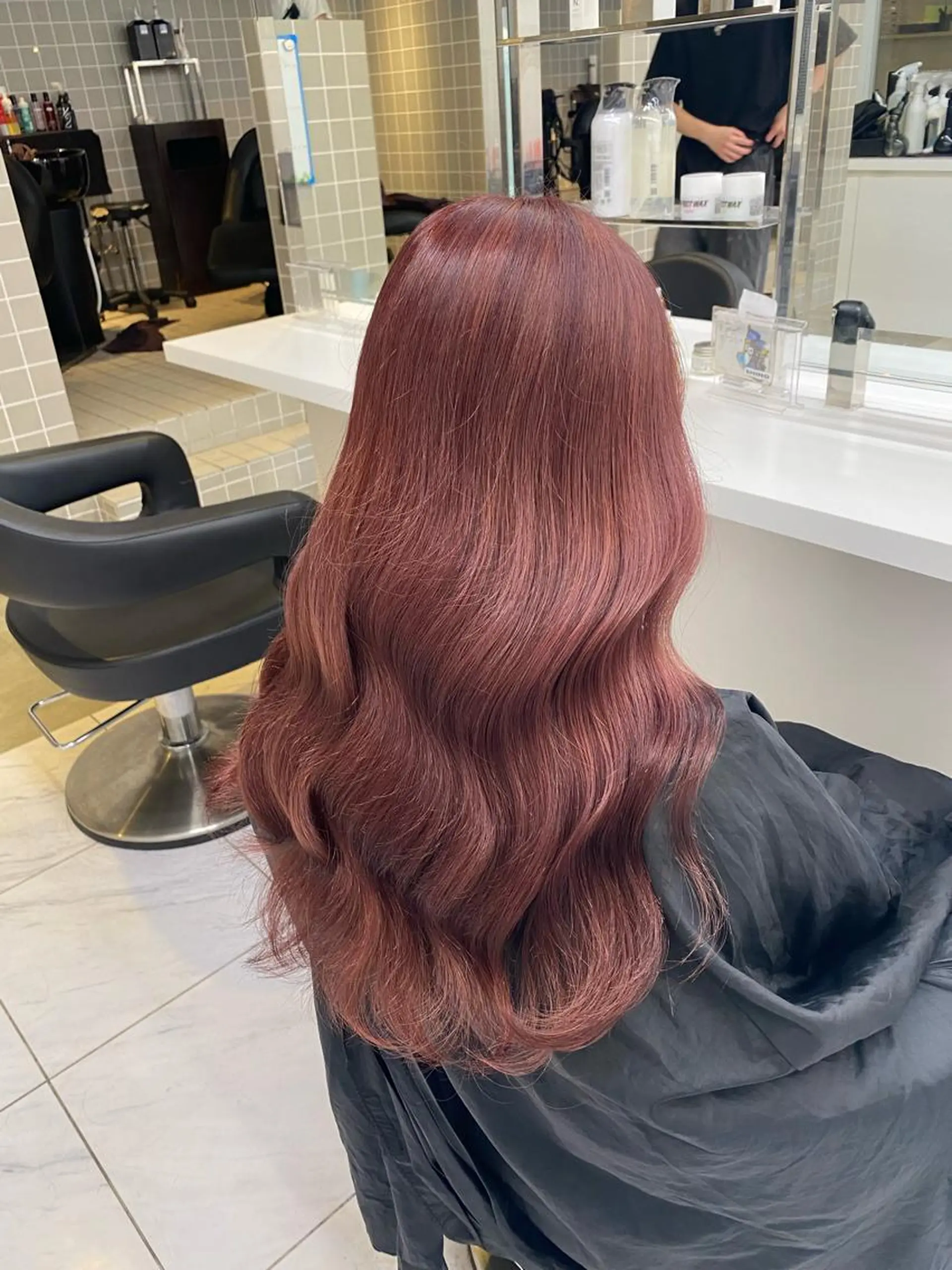 ミディアム カラー ヘアアレンジ キッズ ベージュカラー ブリーチ ケアブリーチ ピンクカラー ピンクベージュ TRU Shino🦋のマツエク・マツパデザイン