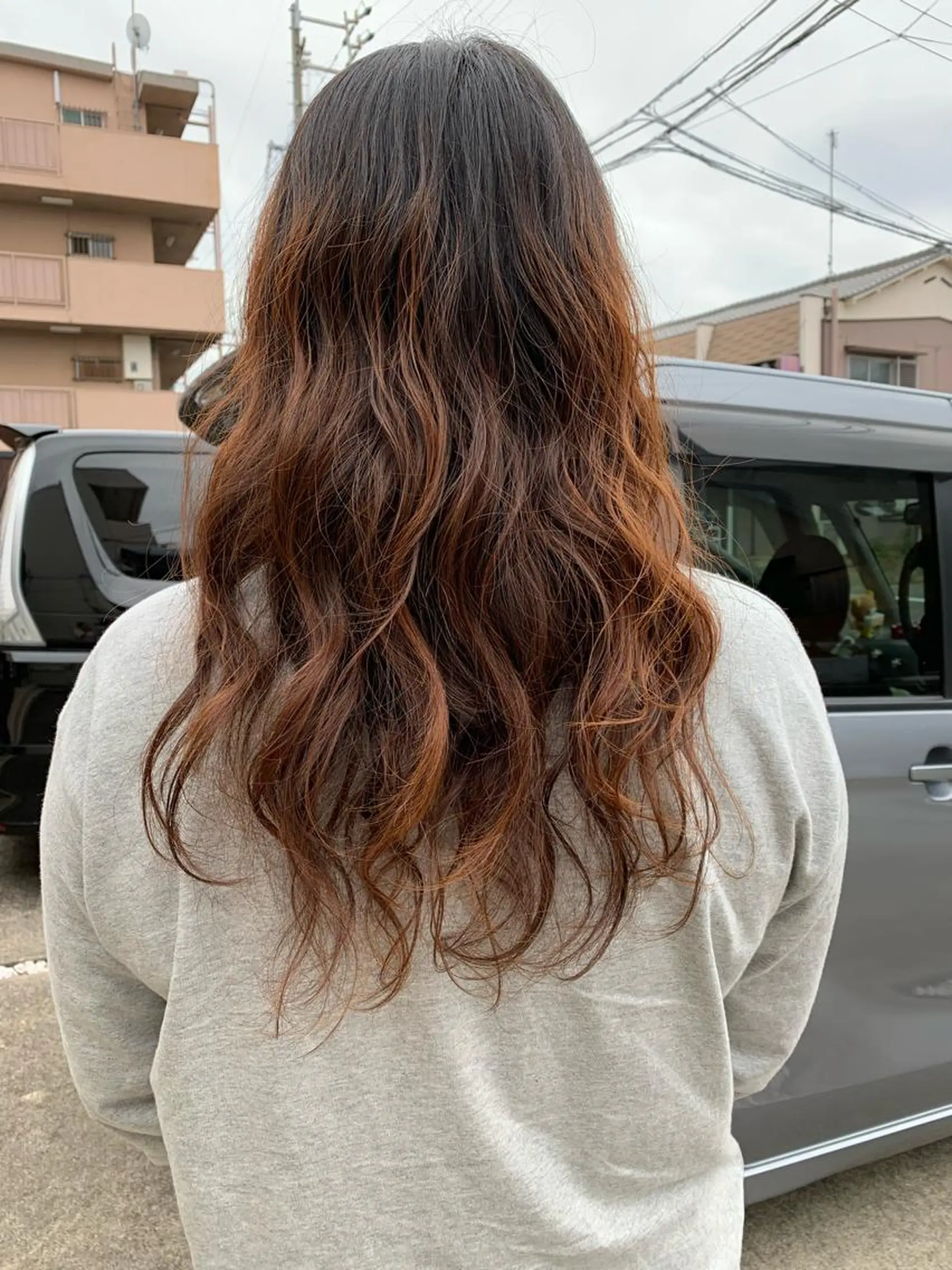 ロング パーマ カット パーマ miho 🌼🌼🌼のヘアスタイル