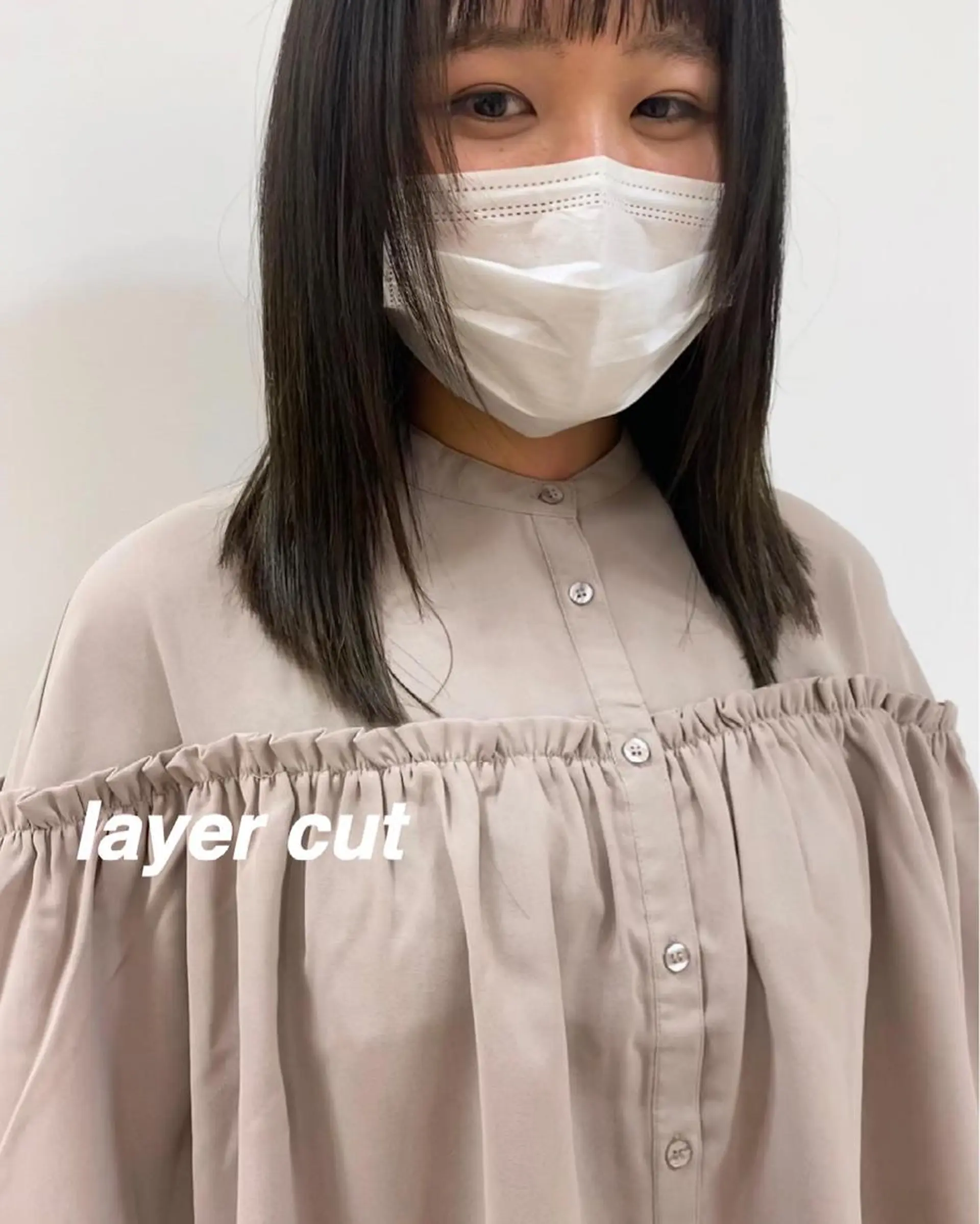 ミディアム レイヤー/ウルフ🤎 mayo.のヘアスタイル