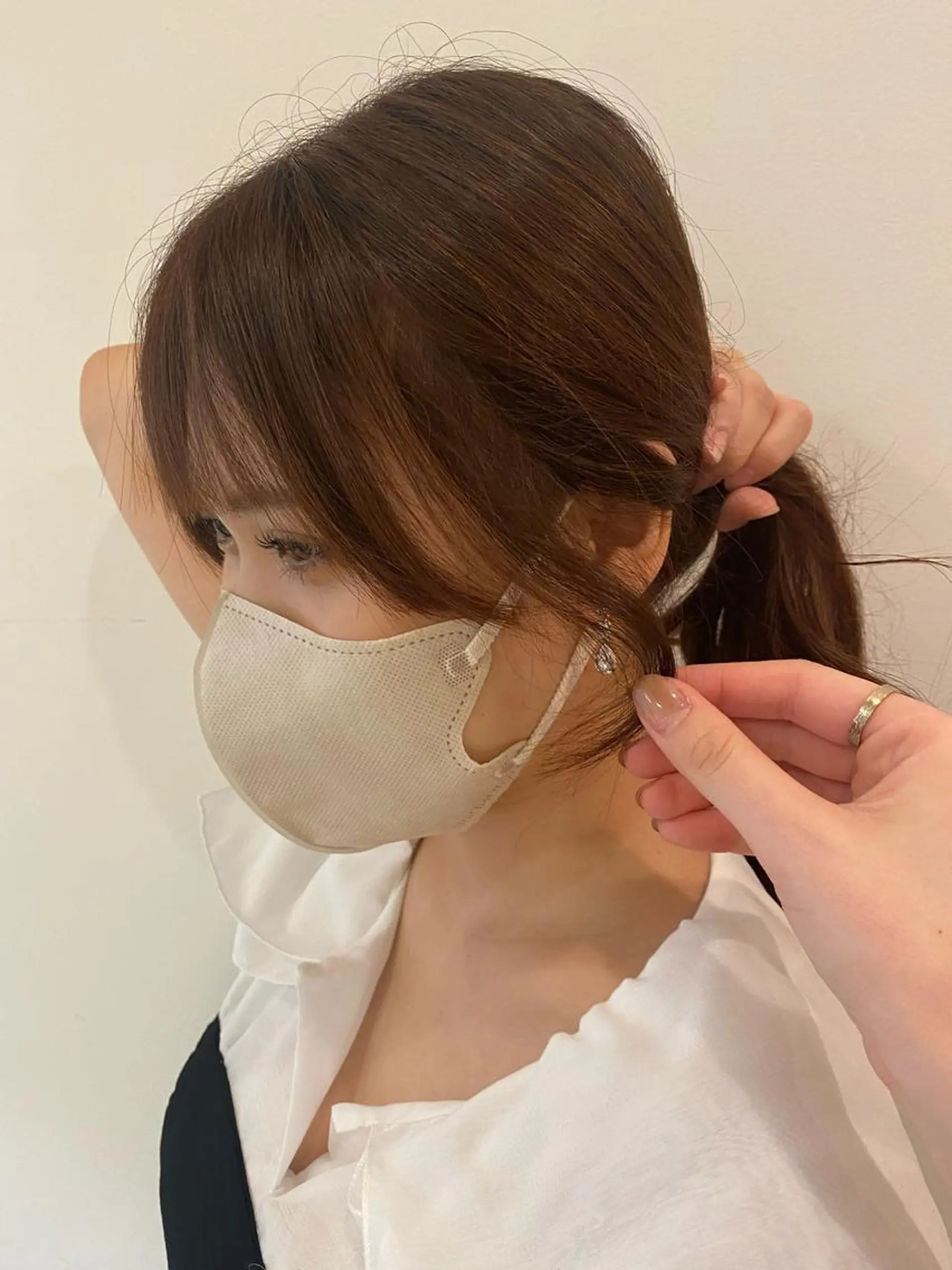 ロング 顔周りカット カット トリートメント 🫧顔周りカット 🫧樫村優香のヘアスタイル