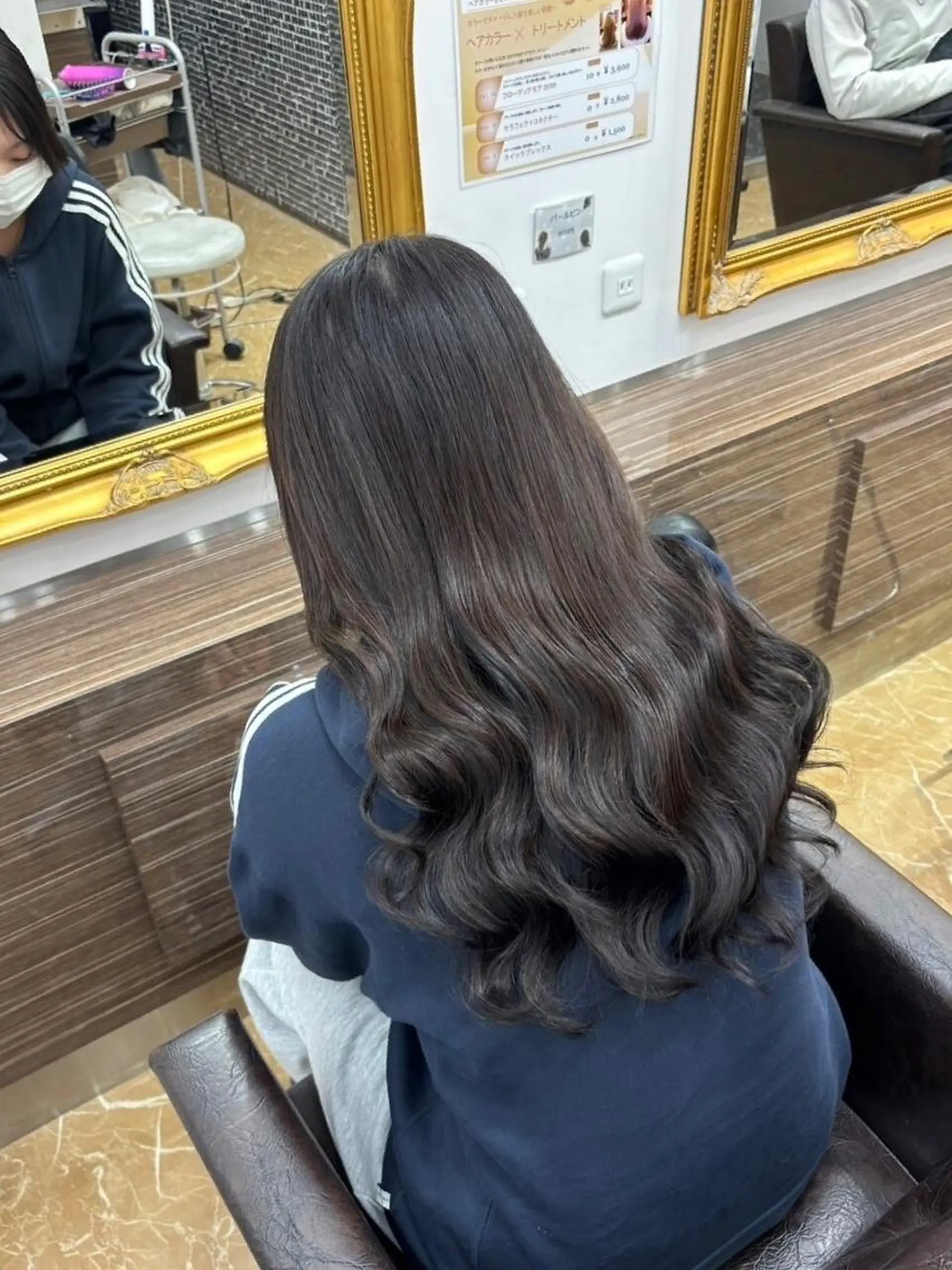 ロング カラー ヘアアレンジ シールエクステ バレイヤージュ ブリーチ ケアブリーチ ダブルカラー LIP 大阪本店 エクステ 堀谷和孝のヘアスタイル