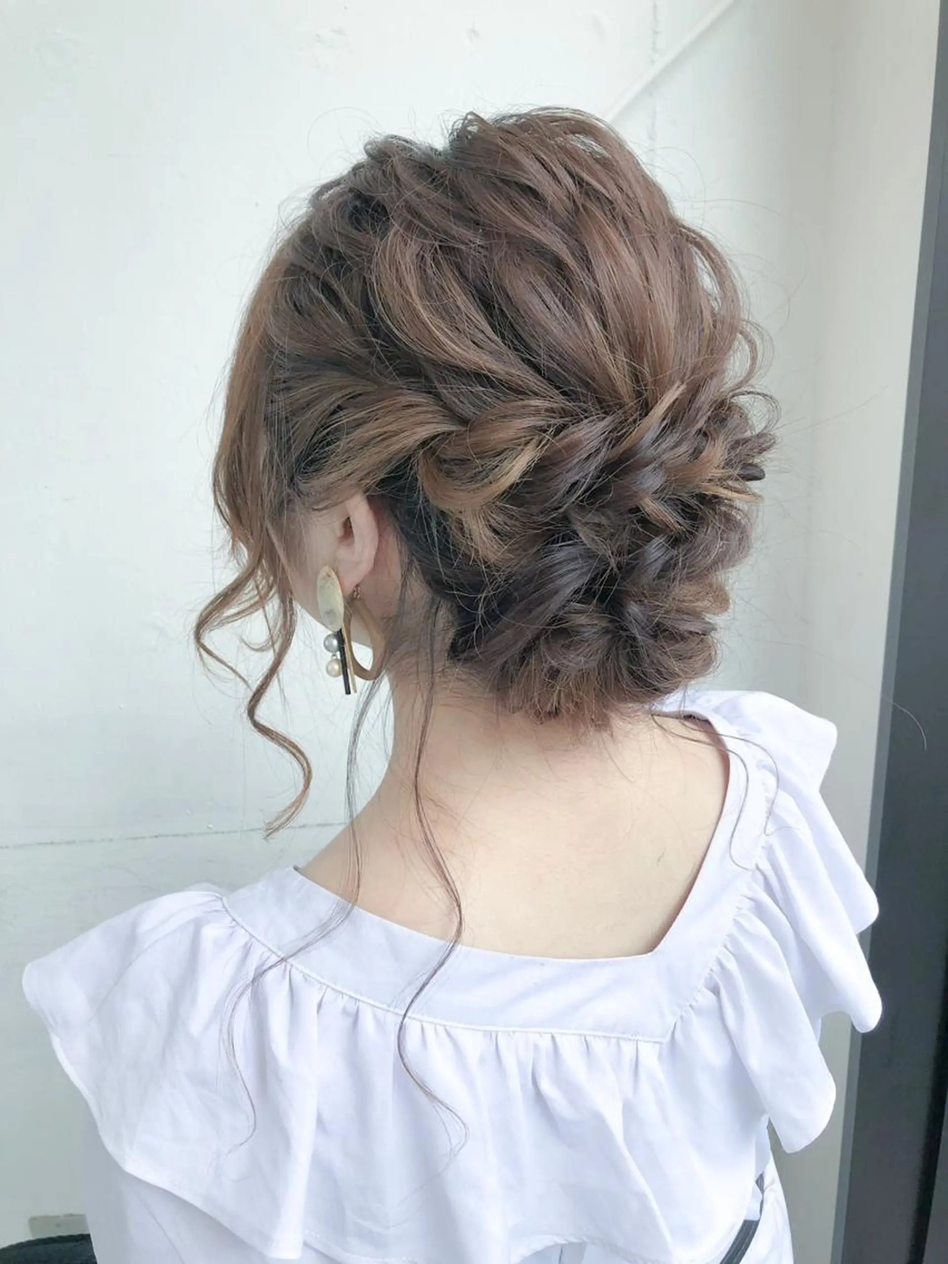 ロング ヘアアレンジ un 溝の口 伊豆本のマツエク・マツパデザイン
