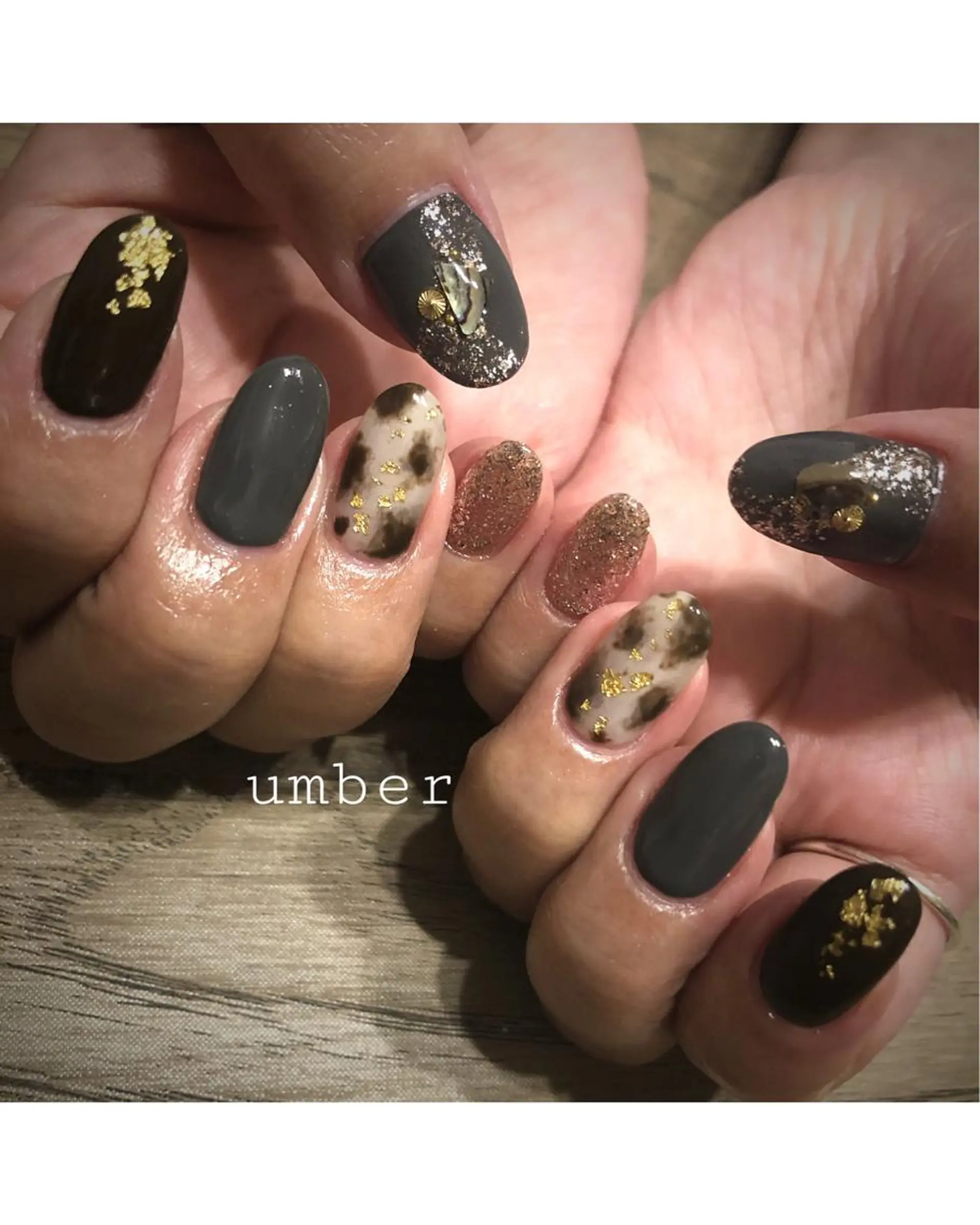 ネイル クリアネイル フットネイル フレンチネイル マグネットネイル メンズネイル ハンドネイル umber 三茶1分のネイルデザイン