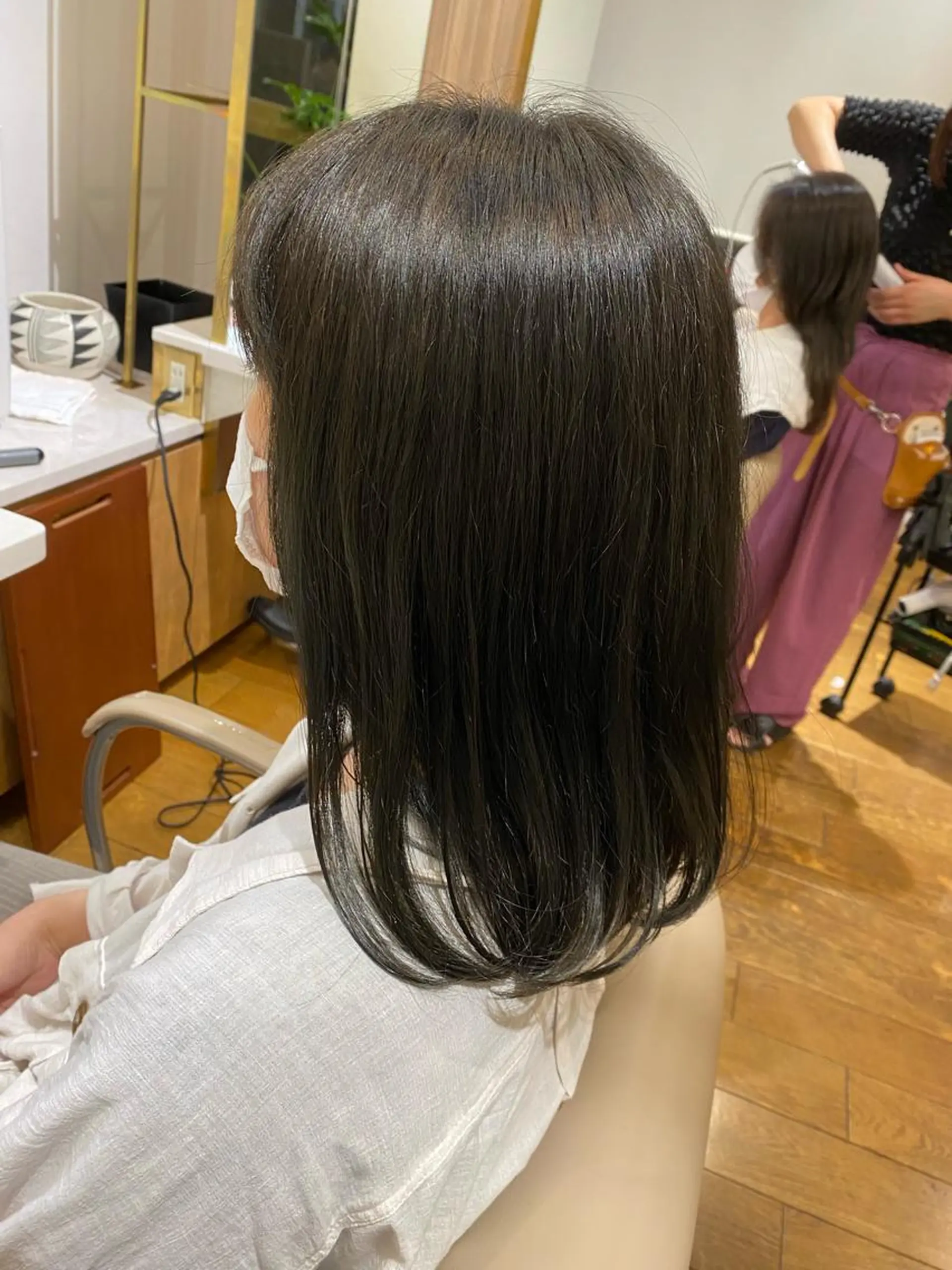 ミディアム カラー ヘアアレンジ 透明感カラー イルミナカラー レイヤー/メンズ🥑 マエダアズミ🥑のヘアスタイル