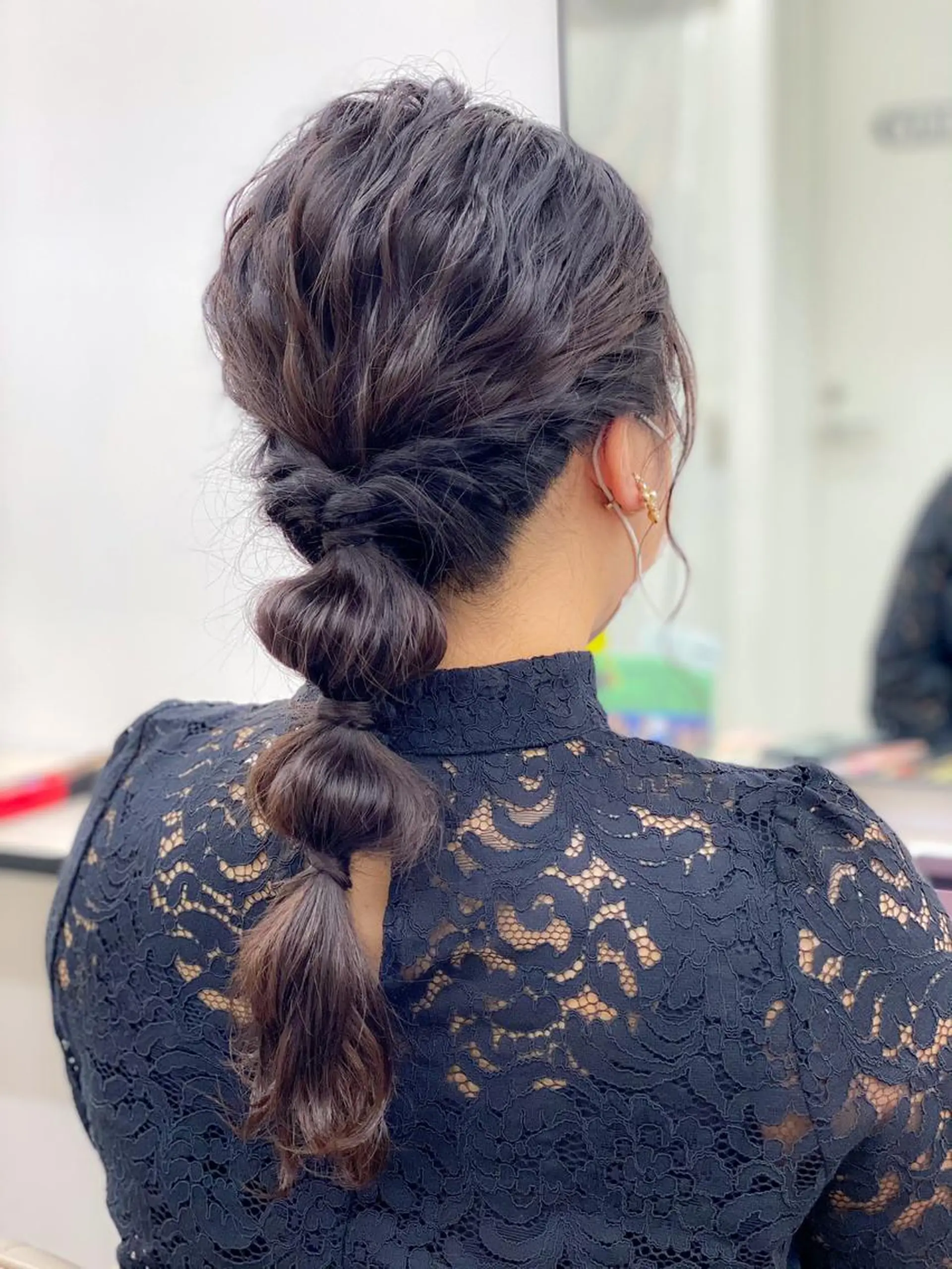 ロング ヘアアレンジ louwe 武藤幸世のヘアスタイル