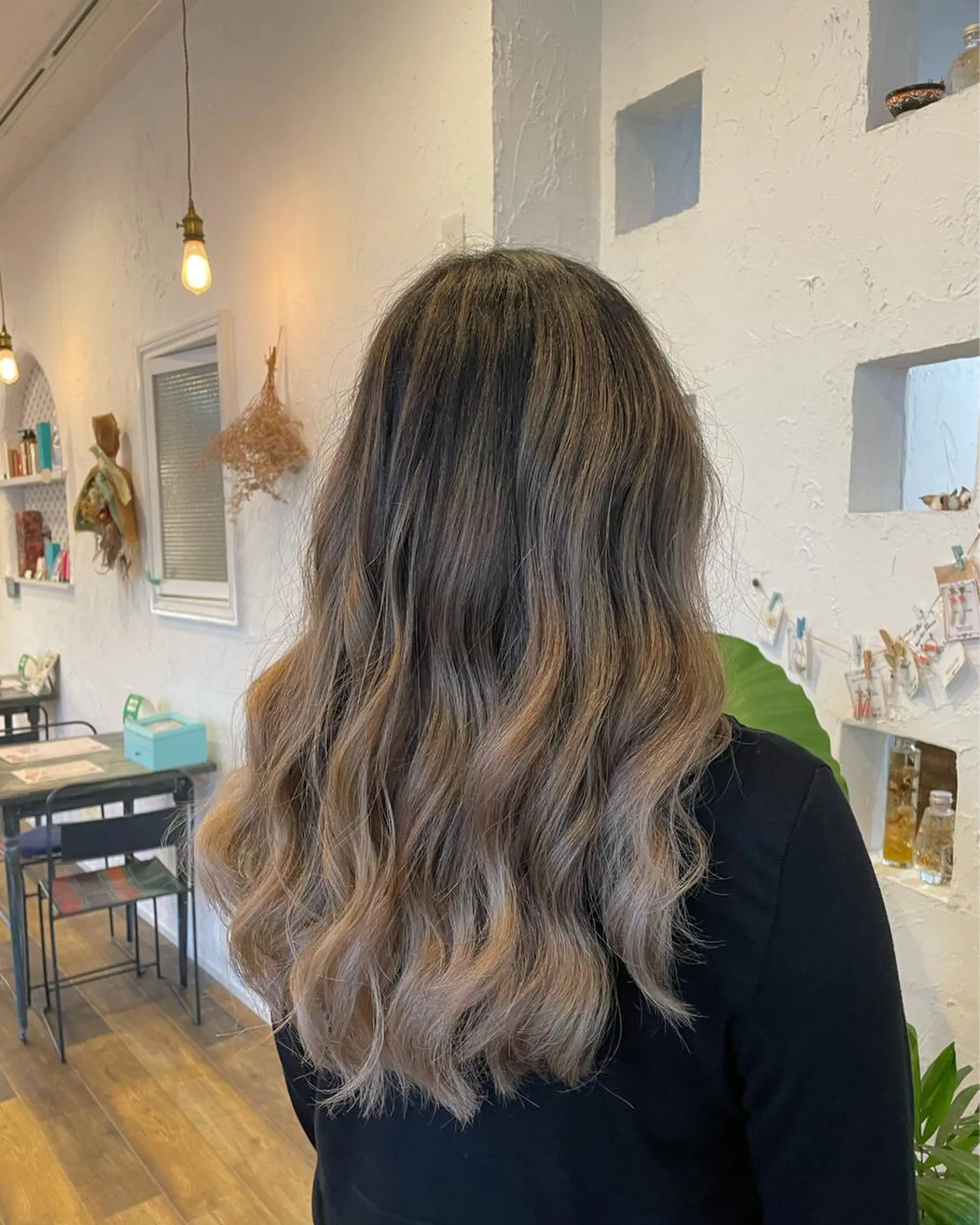 ロング カラー ヘアカラー 🌸小掛🌸 豊橋外国人風カラーのヘアスタイル