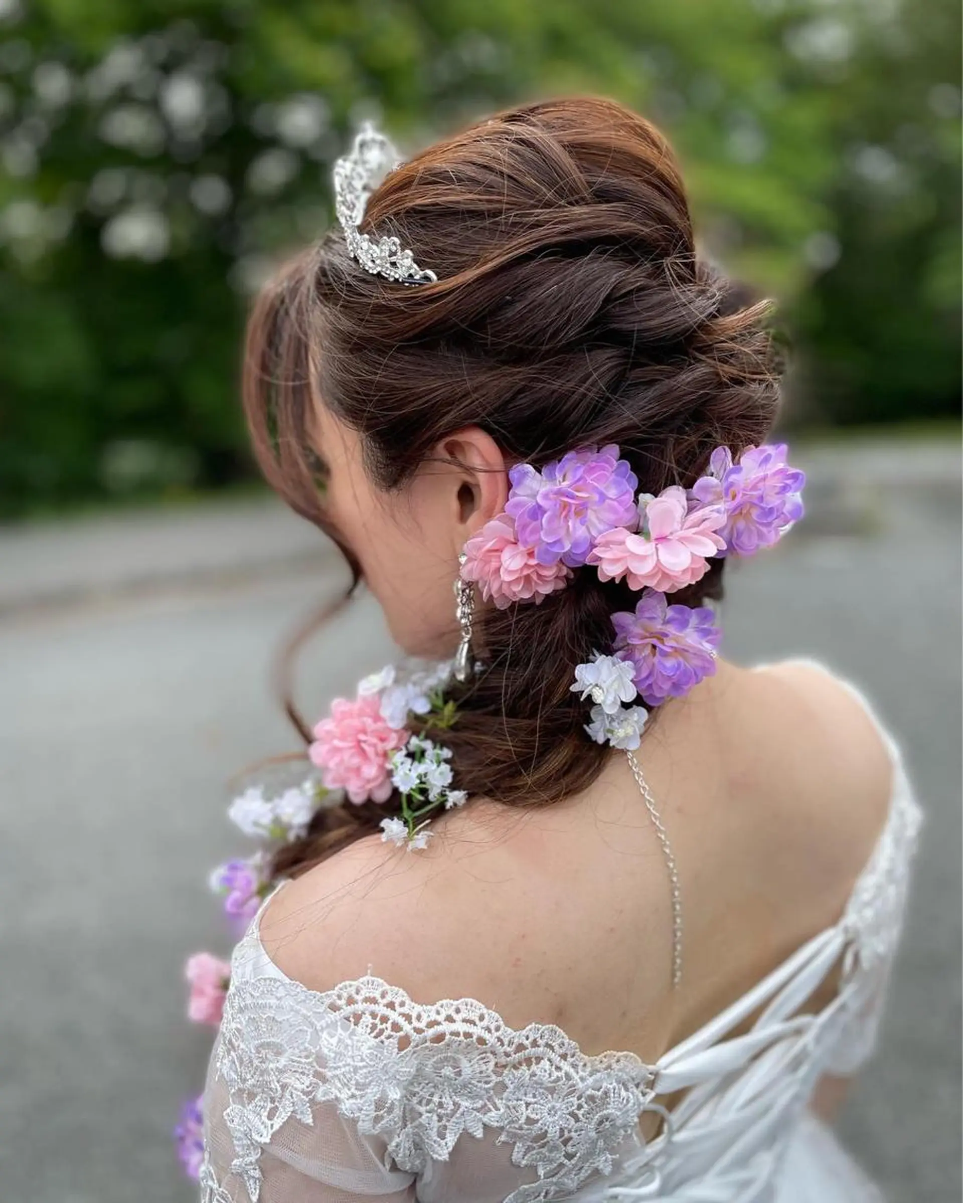 ロング ヘアアレンジ 開發 紗貴のヘアスタイル